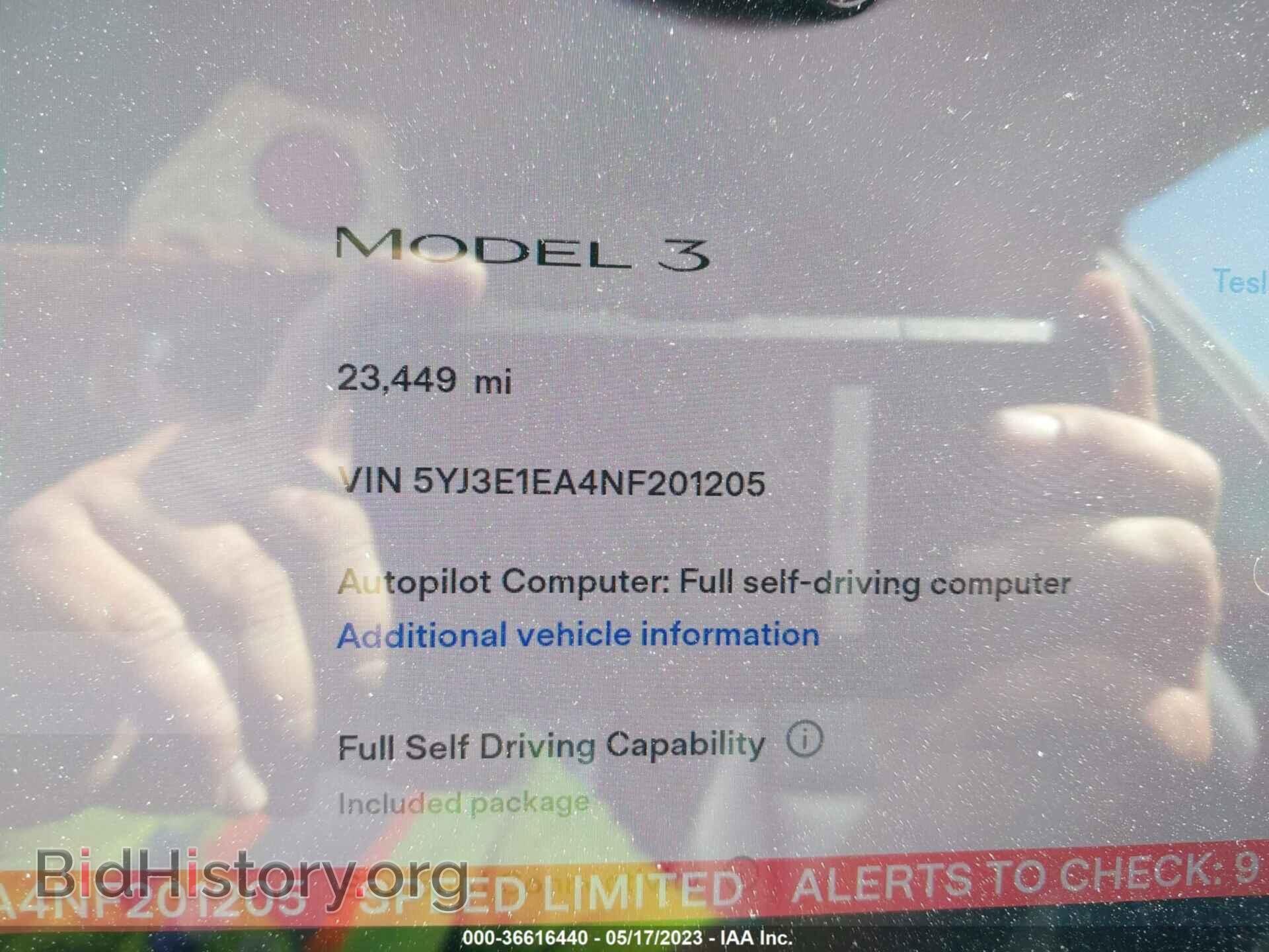 2022 TESLA MODEL 3 - VIN: 5YJ3E1EA4NF201205 - Фото 7