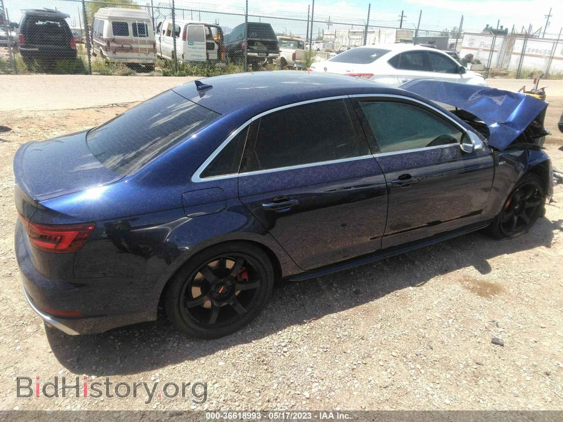 2018 AUDI S4 - VIN: WAUB4BF40JA060629 - Фото 4