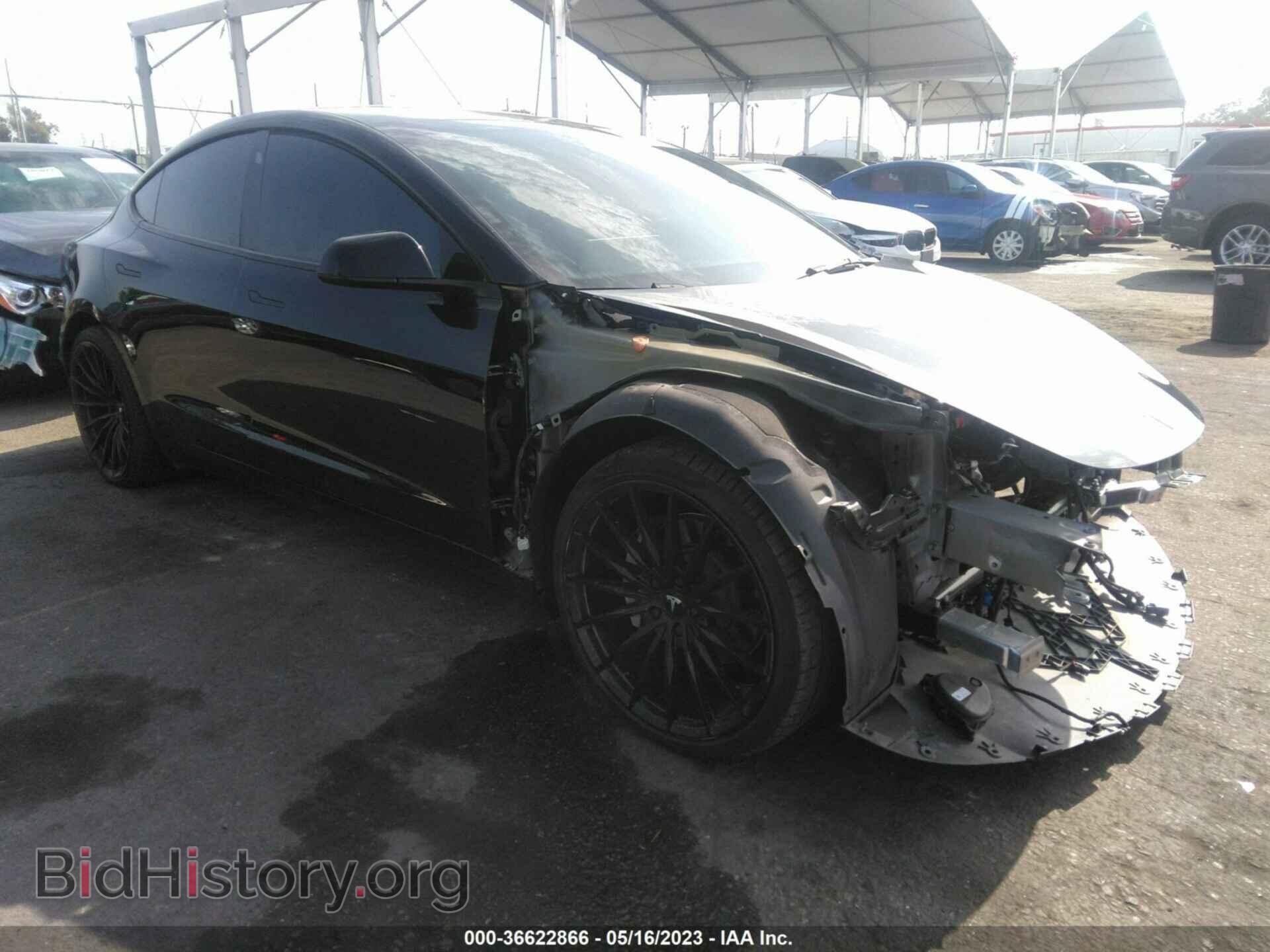Photo 5YJ3E1EB0NF115639 - TESLA MODEL 3 2022
