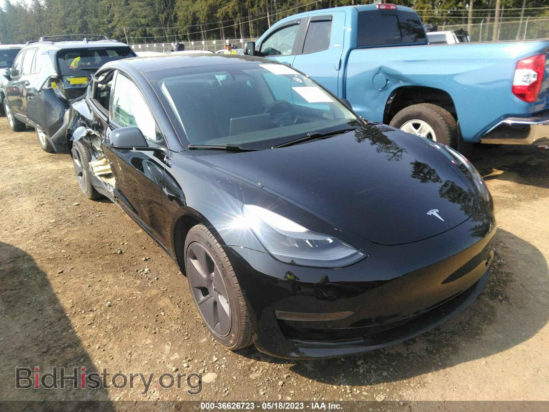 Photo 5YJ3E1EAXMF001962 - TESLA MODEL 3 2021
