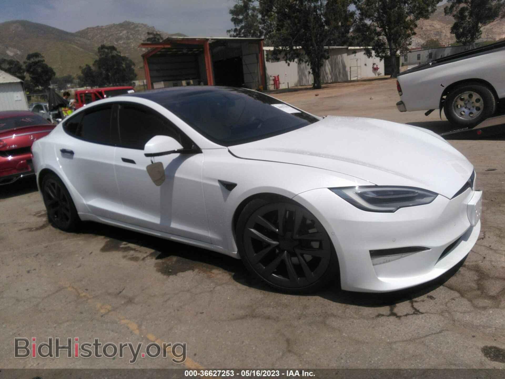 Photo 5YJSA1E57MF437100 - TESLA MODEL S 2021