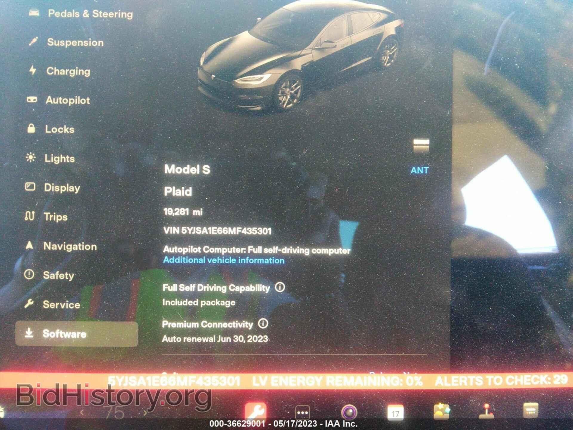 2021 TESLA MODEL S - VIN: 5YJSA1E66MF435301 - Photo 7