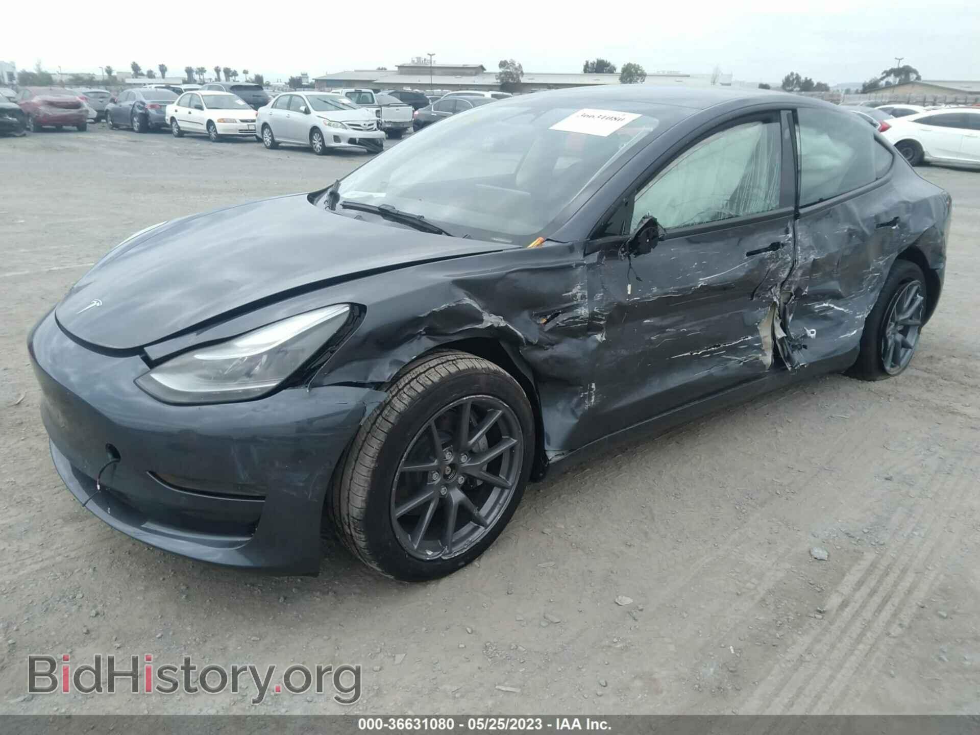 2022 TESLA MODEL 3 - VIN: 5YJ3E1EB2NF252601 - Фото 2