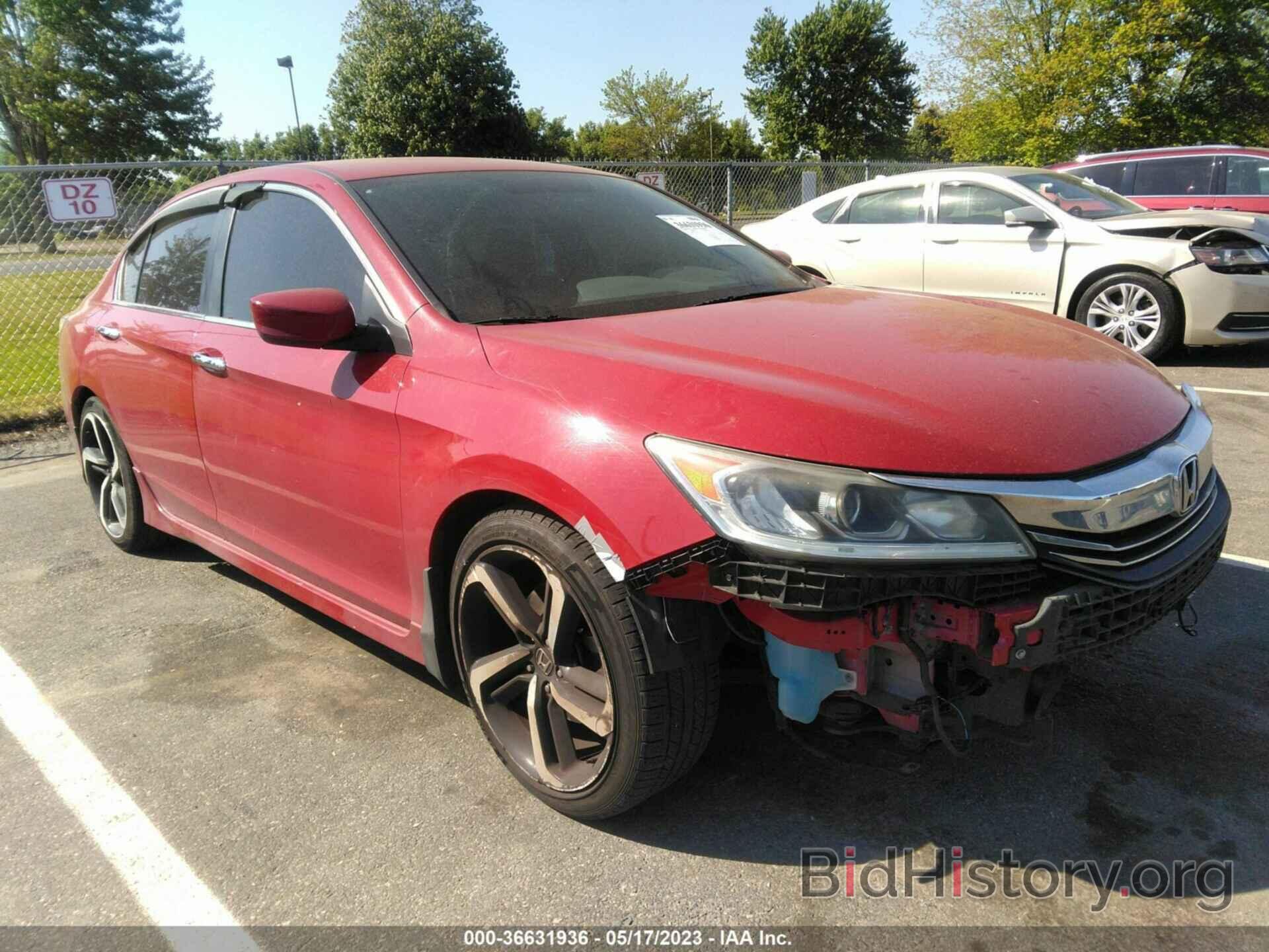 Photo 1HGCR2F59GA183826 - HONDA ACCORD SEDAN 2016