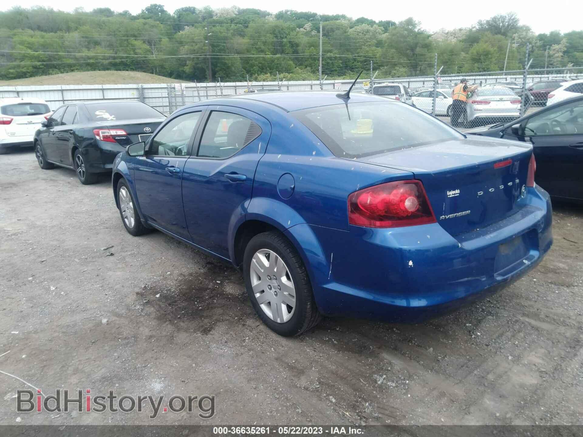 2014 DODGE AVENGER - VIN: 1C3CDZAB1EN105330 - Фото 3