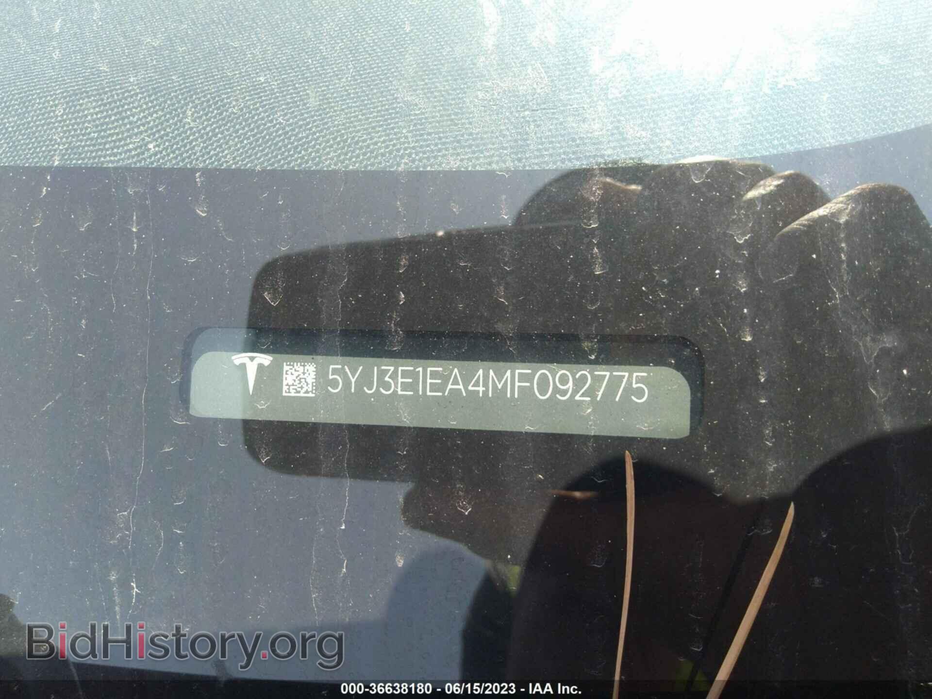 2021 TESLA MODEL 3 - VIN: 5YJ3E1EA4MF092775 - Photo 9