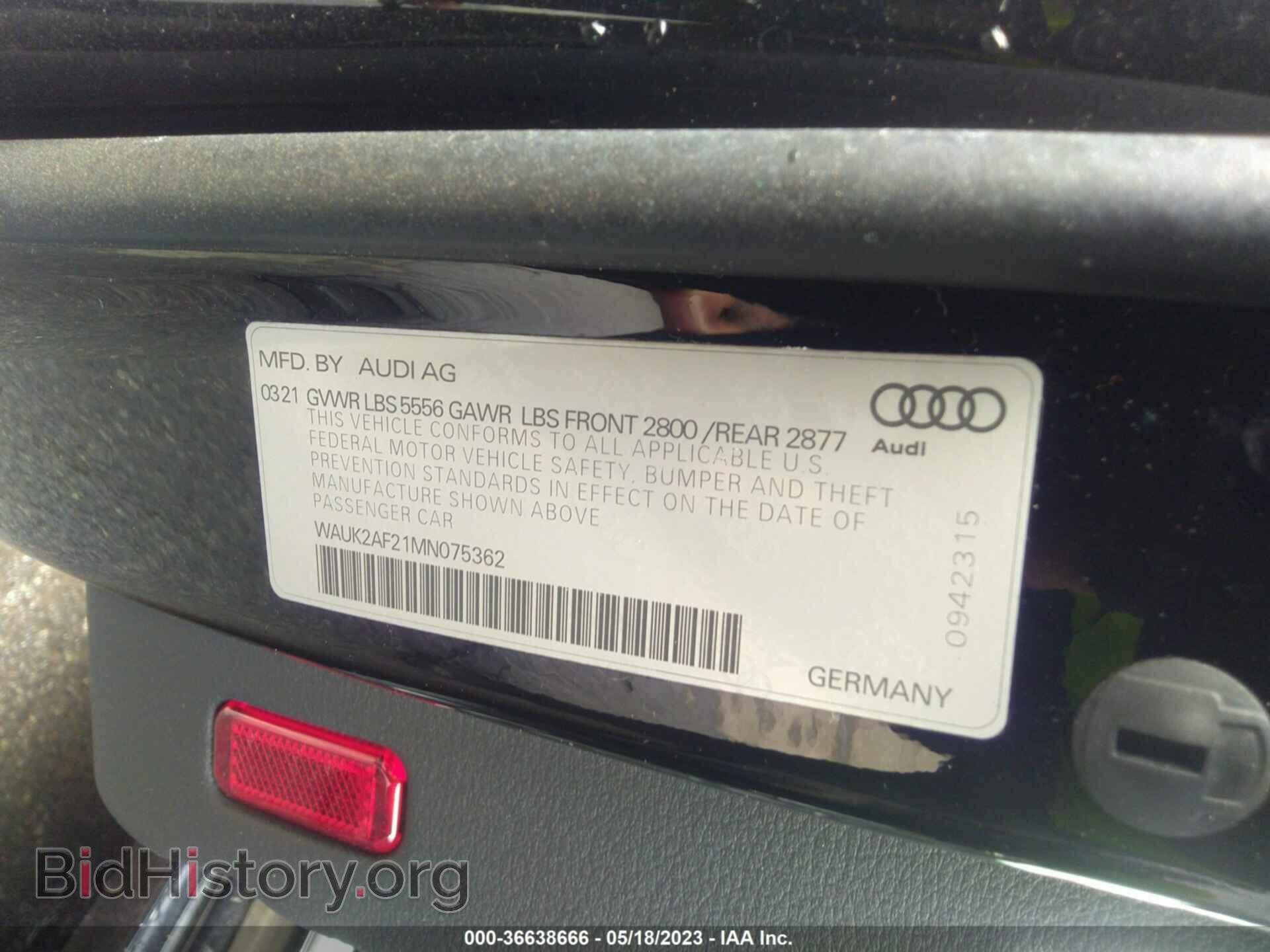 2021 AUDI A6 - VIN: WAUK2AF21MN075362 - Photo 9