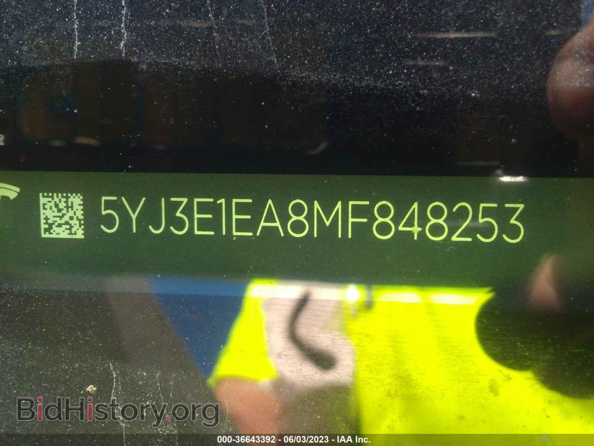 2021 TESLA MODEL 3 - VIN: 5YJ3E1EA8MF848253 - Photo 9