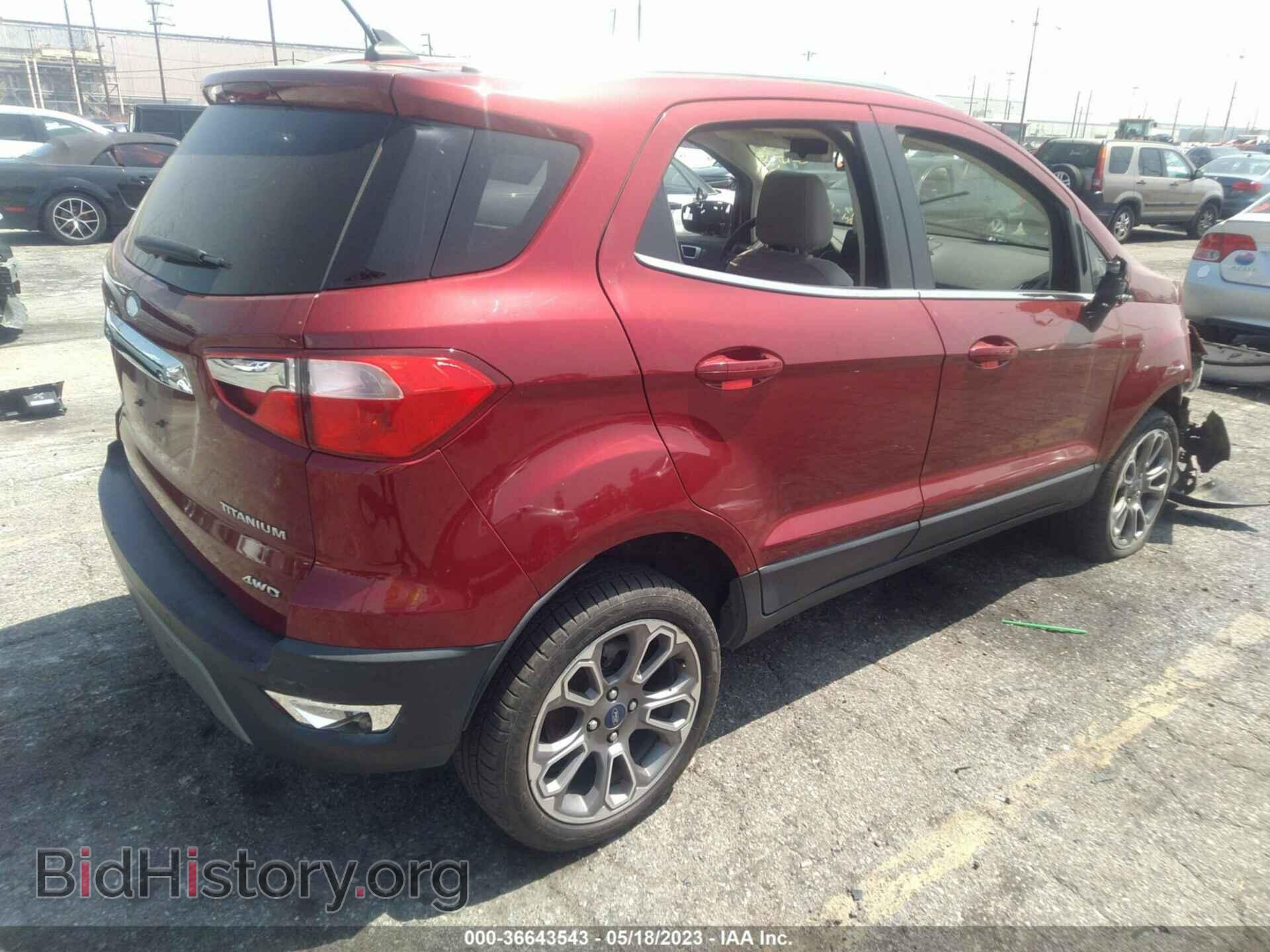 2019 FORD ECOSPORT - VIN: MAJ6S3KL6KC301103 - Фото 4