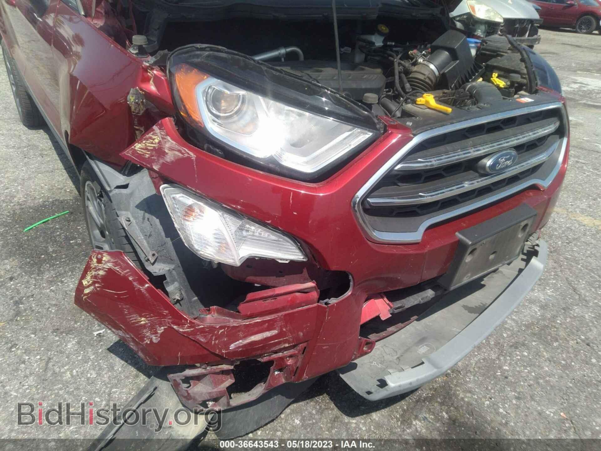 2019 FORD ECOSPORT - VIN: MAJ6S3KL6KC301103 - Фото 6