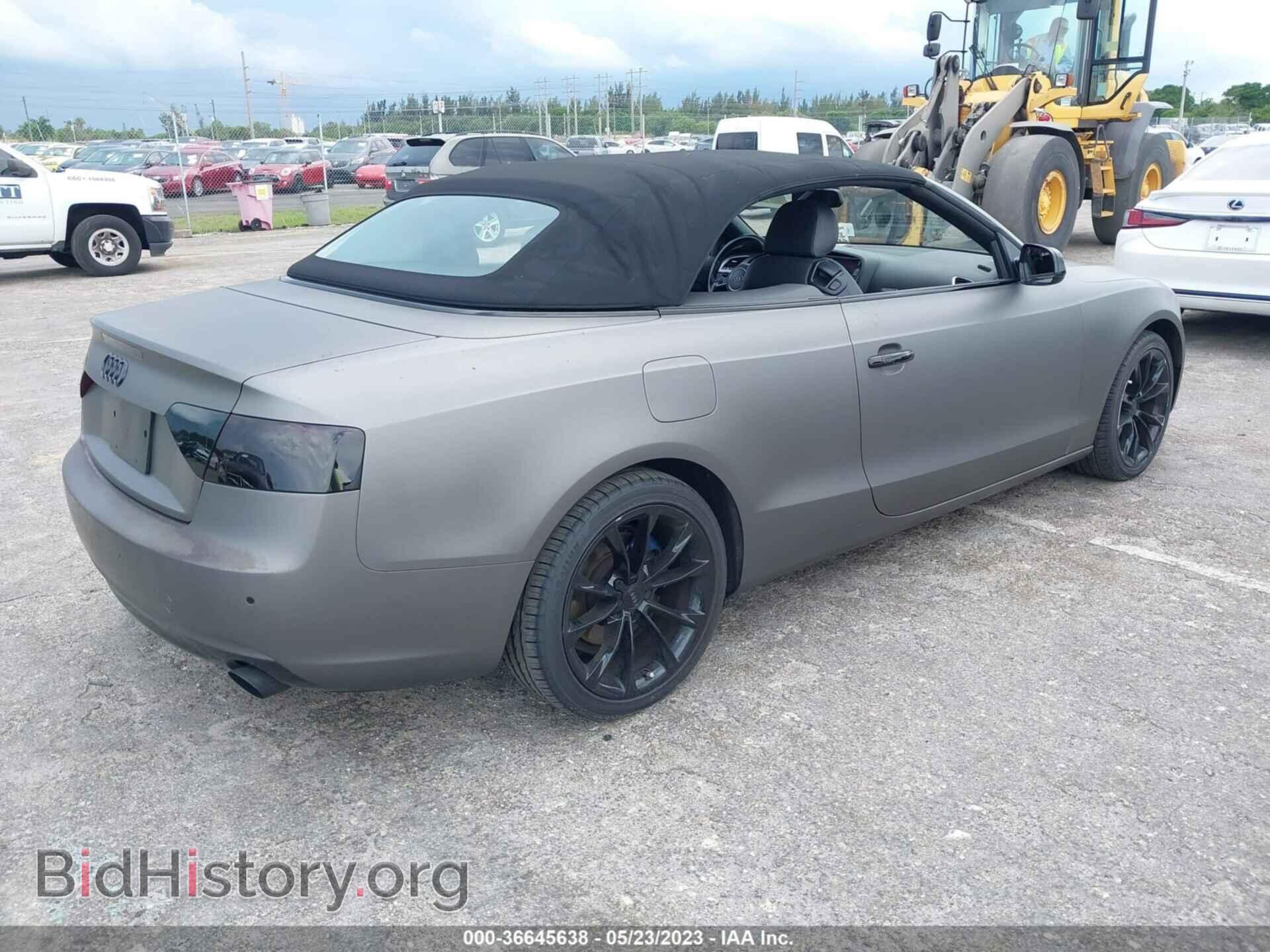 2013 AUDI A5 - VIN: WAULFAFH7DN011971 - Фото 4