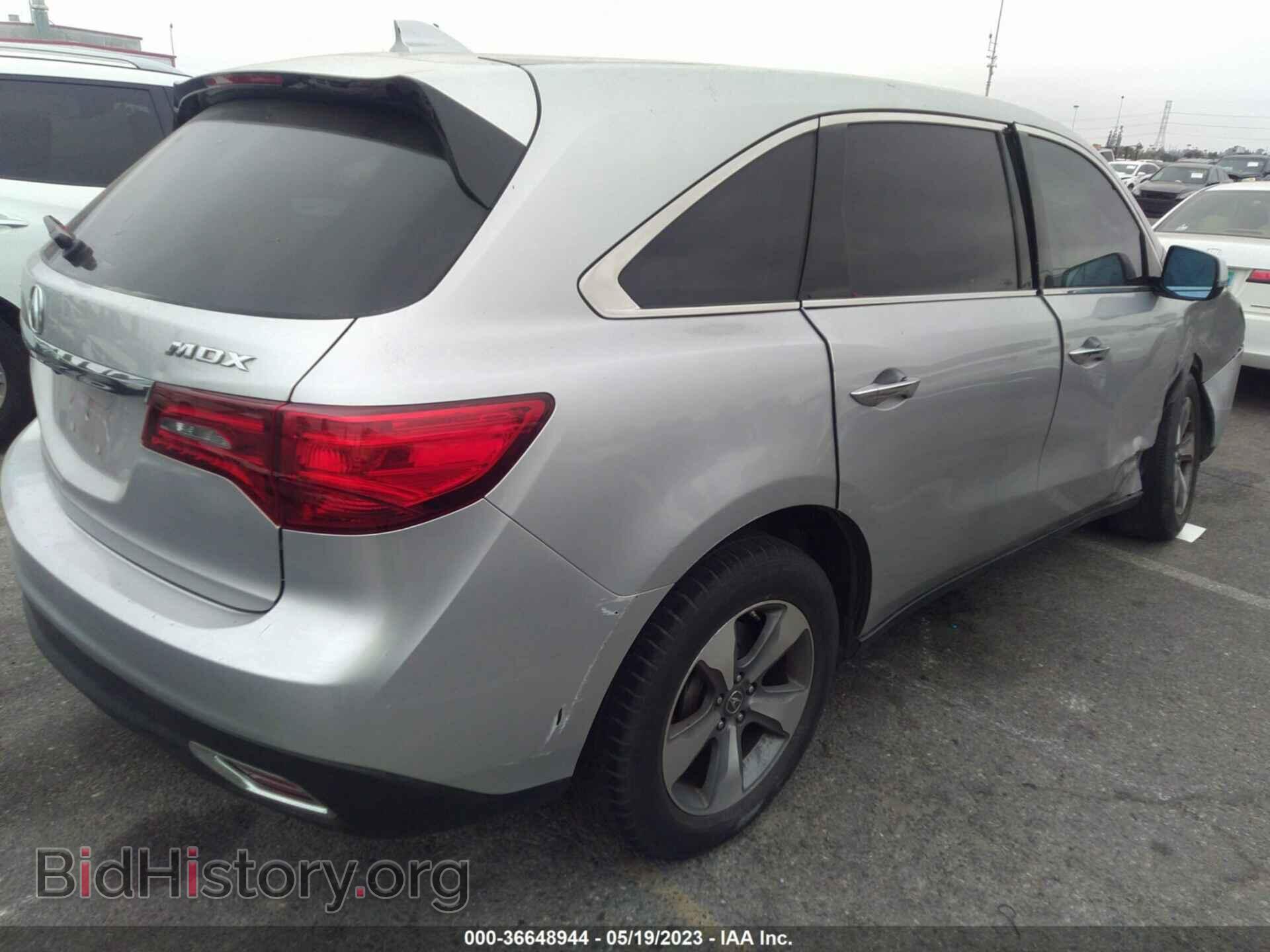 2014 ACURA MDX - VIN: 5FRYD3H22EB009398 - Фото 4