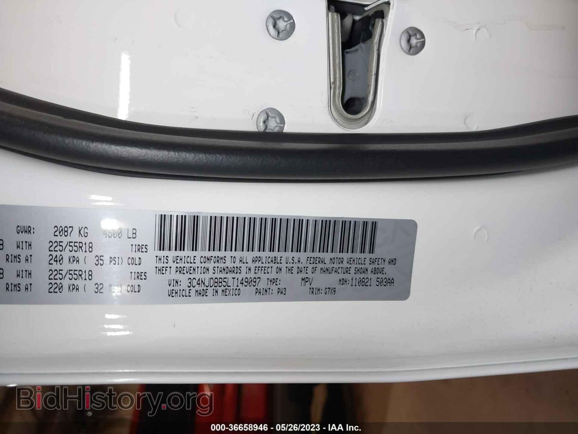 2020 JEEP COMPASS - VIN: 3C4NJDBB5LT149097 - Фото 9