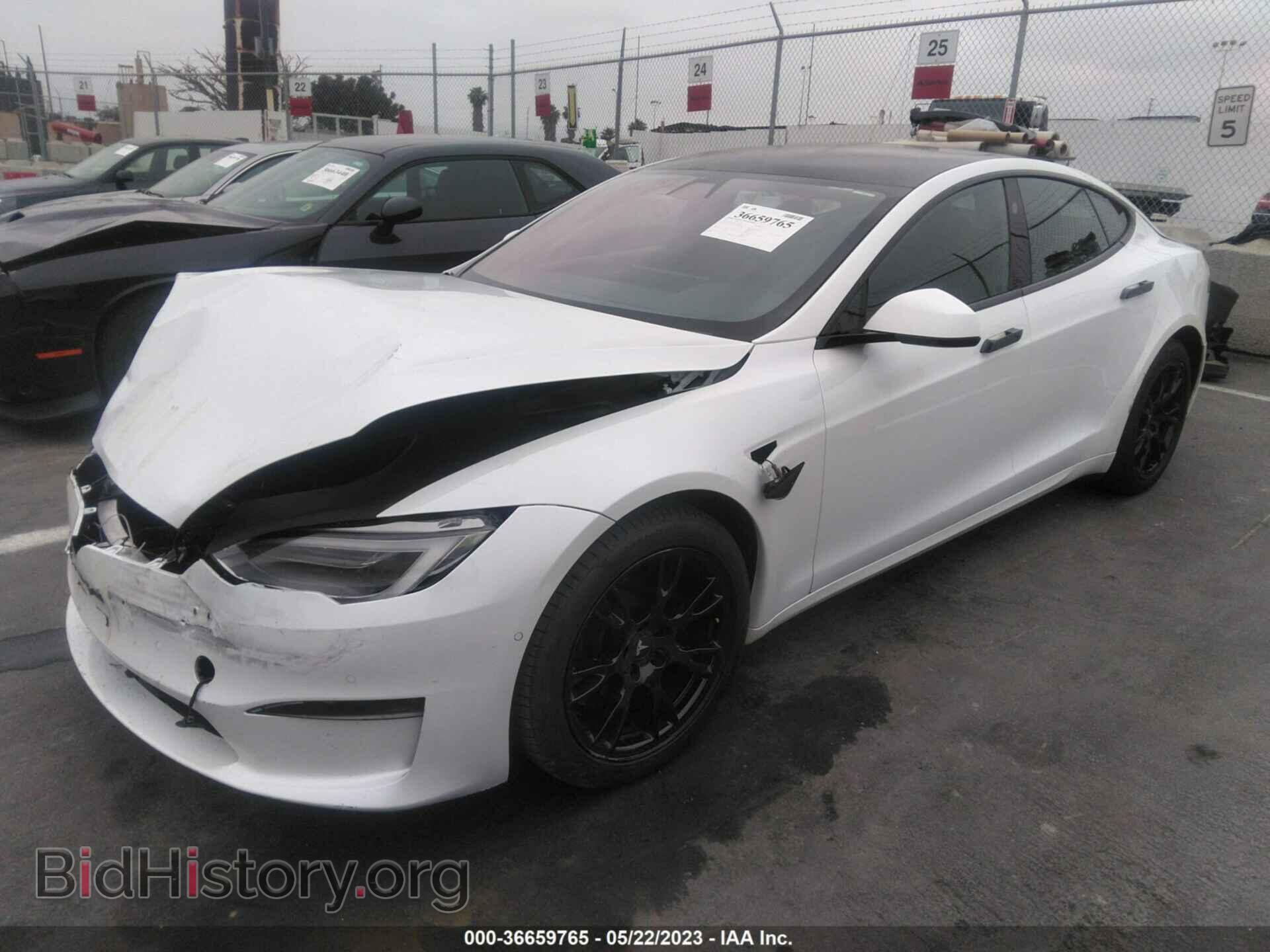 2021 TESLA MODEL S - VIN: 5YJSA1E63MF449690 - Фото 2