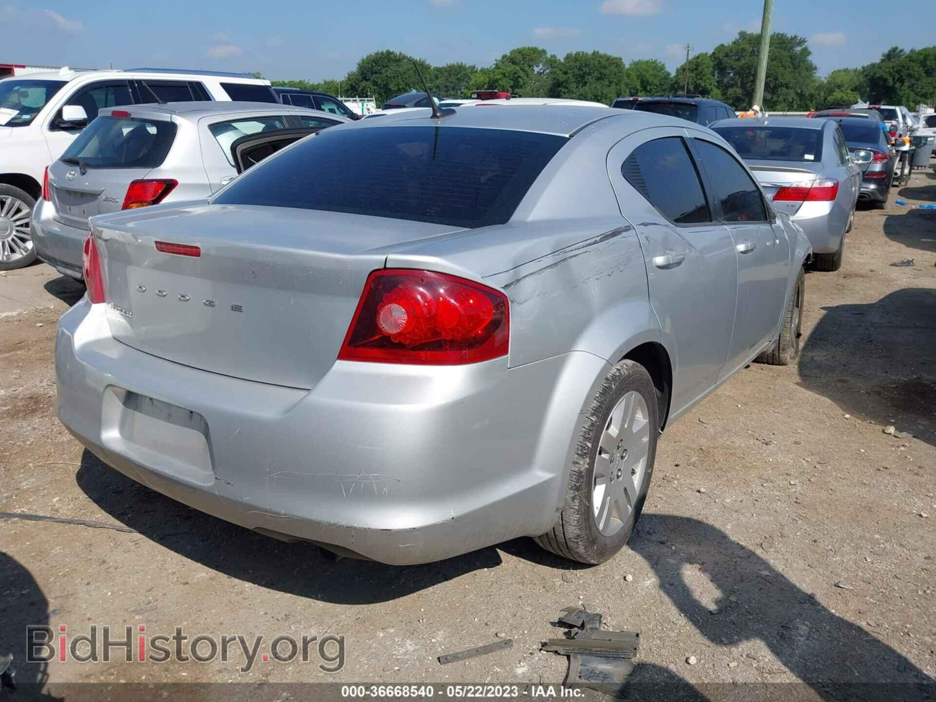 2012 DODGE AVENGER - VIN: 1C3CDZAB6CN290150 - Фото 4