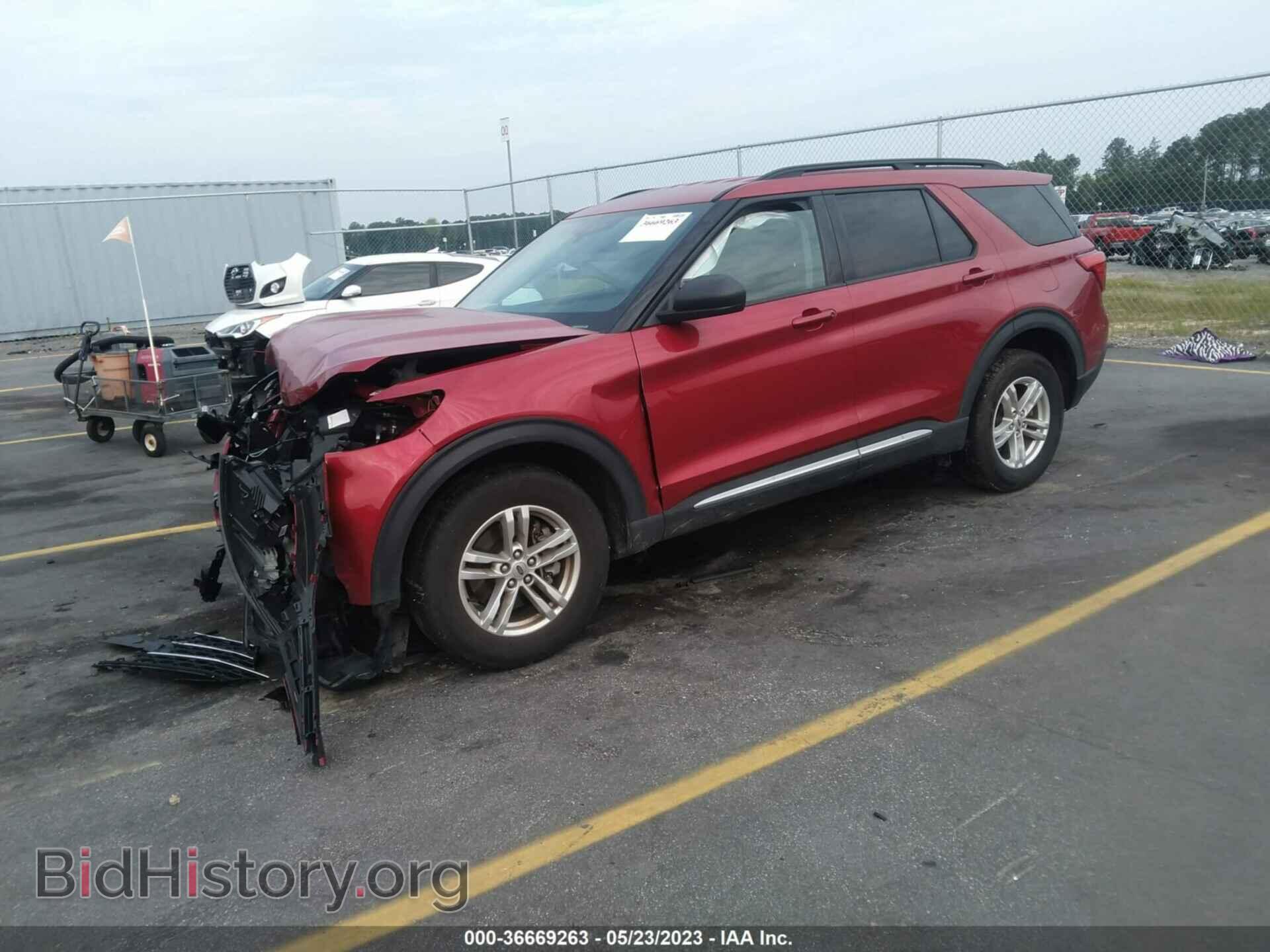 2022 FORD EXPLORER - VIN: 1FMSK8DH4NGA05195 - Фото 2