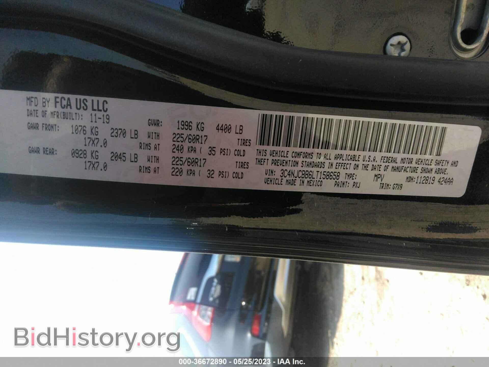 2020 JEEP COMPASS - VIN: 3C4NJCBB6LT158658 - Фото 9