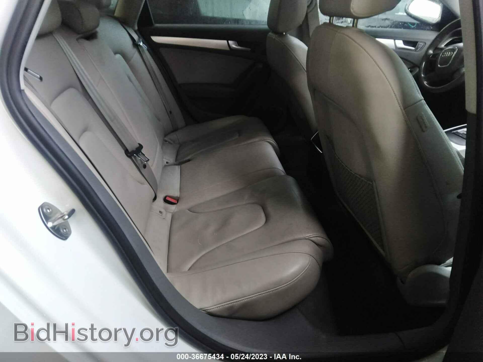 2012 AUDI A4 - VIN: WAUBFAFL2CN006501 - Фото 8