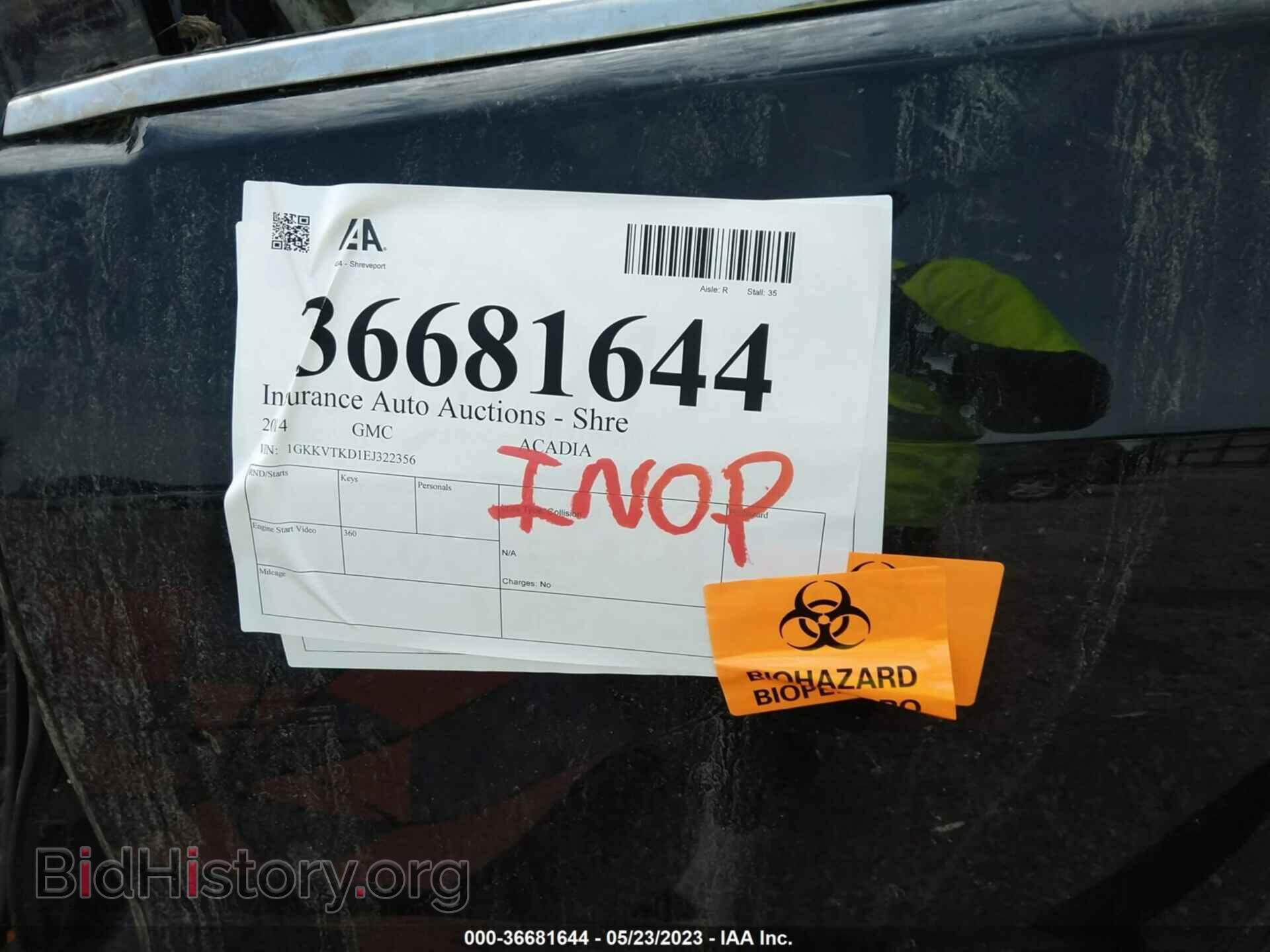 2014 GMC ACADIA - VIN: 1GKKVTKD1EJ322356 - Фото 7