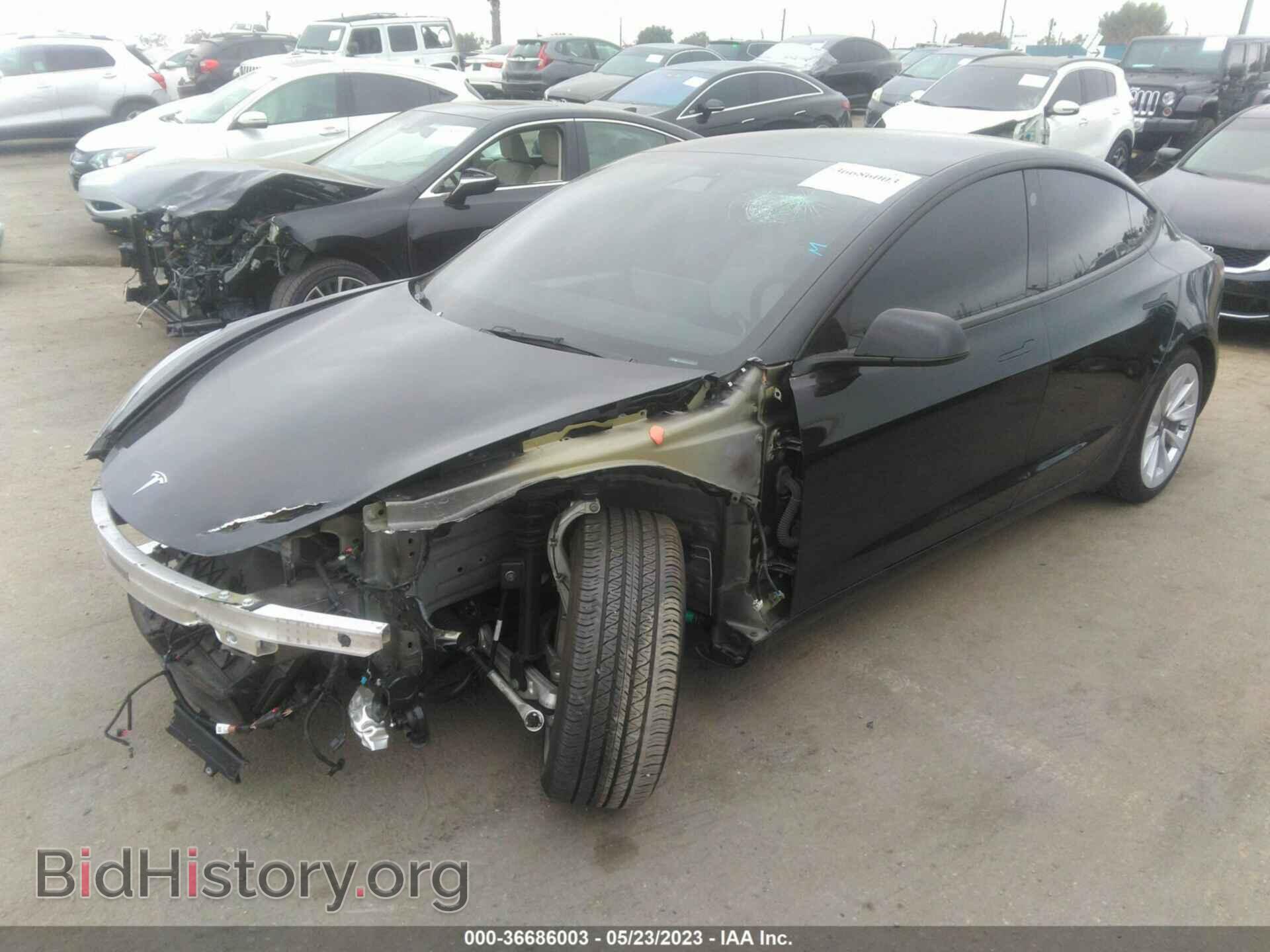 2022 TESLA MODEL 3 - VIN: 5YJ3E1EA7NF131103 - Photo 2
