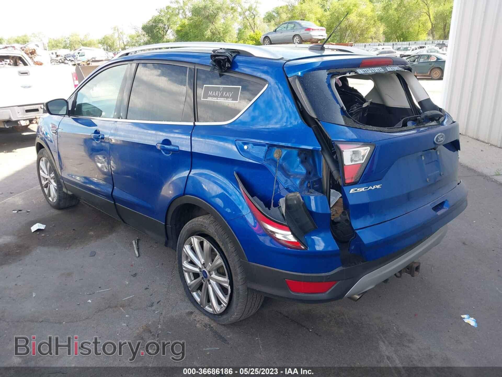 2017 FORD ESCAPE - VIN: 1FMCU9J96HUF08010 - Фото 3