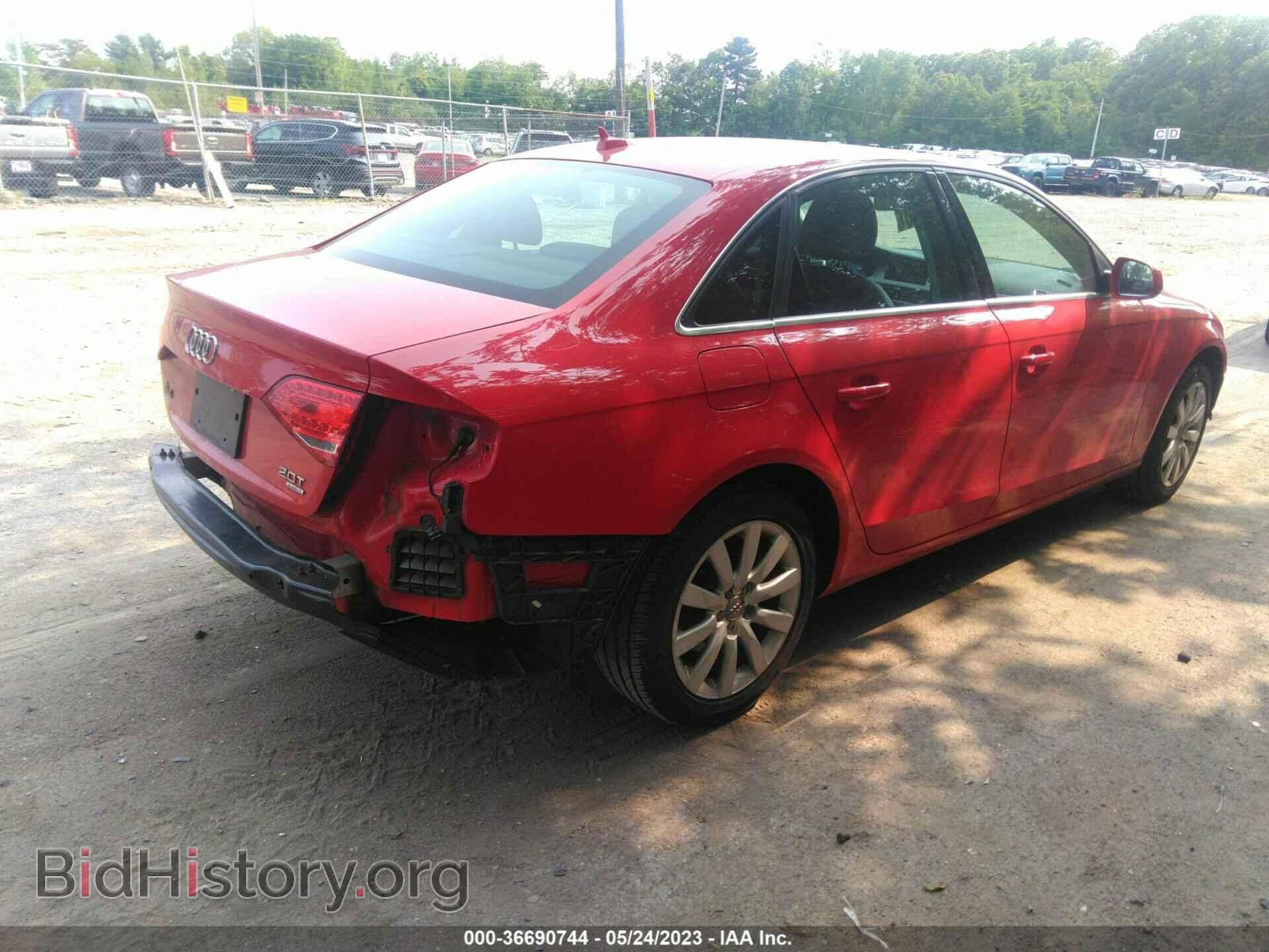 2012 AUDI A4 - VIN: WAUBFAFL4CN019282 - Фото 4