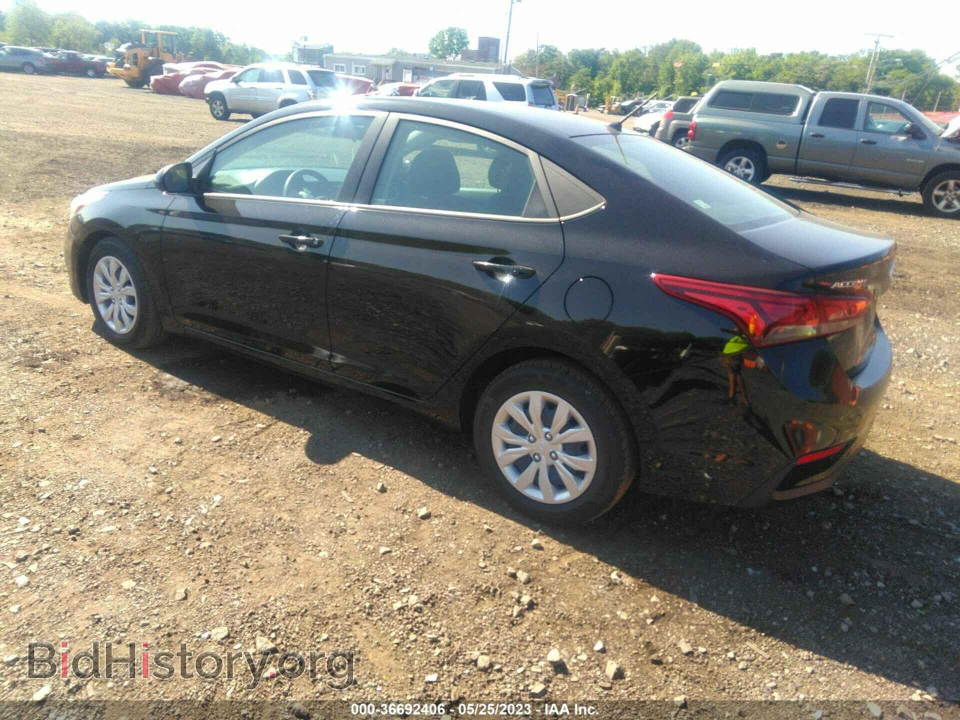 2022 HYUNDAI ACCENT - VIN: 3KPC24A68NE157291 - Фото 3