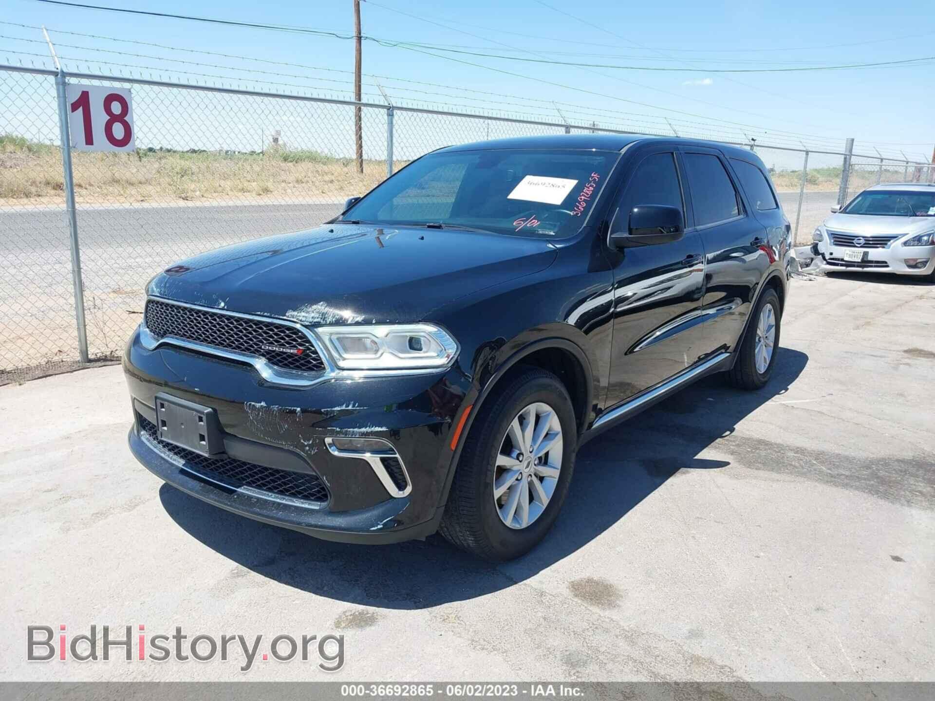 2021 DODGE DURANGO - VIN: 1C4RDHAG5MC554242 - Фото 2