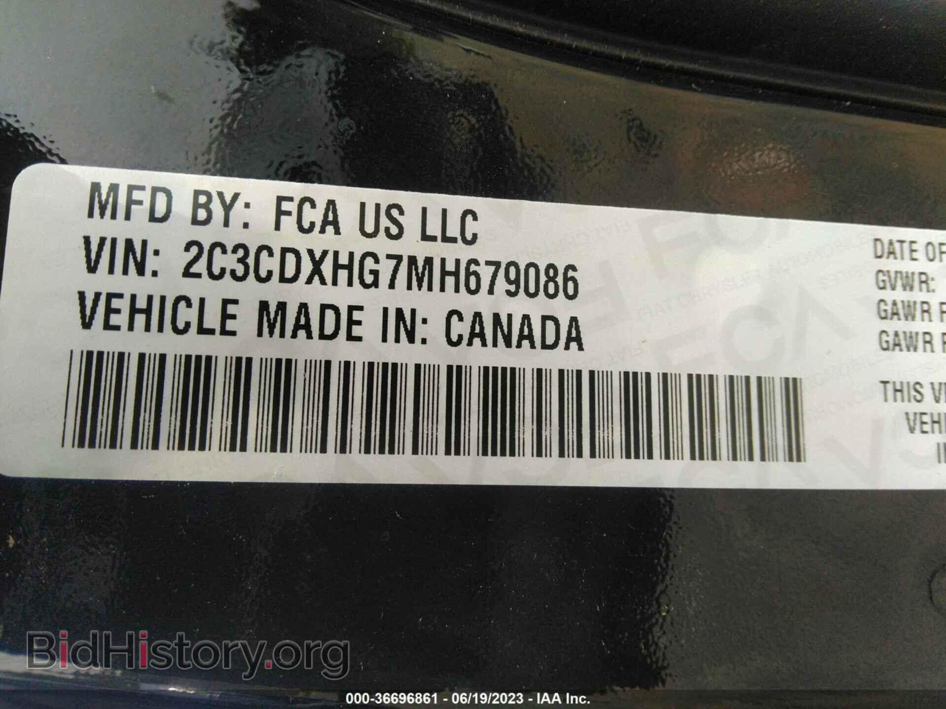 2021 DODGE CHARGER - VIN: 2C3CDXHG7MH679086 - Фото 9