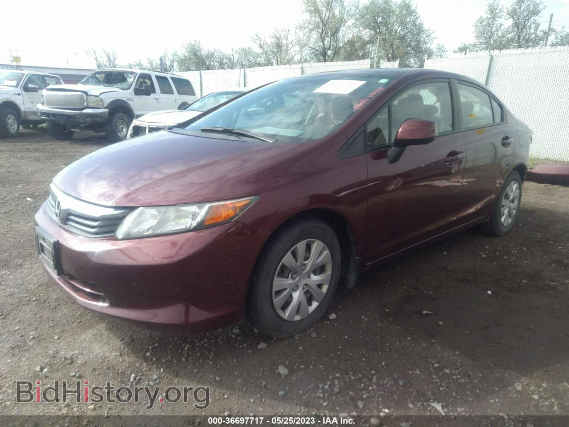 2012 HONDA CIVIC - VIN: 2HGFB2F56CH591035 - Photo 2