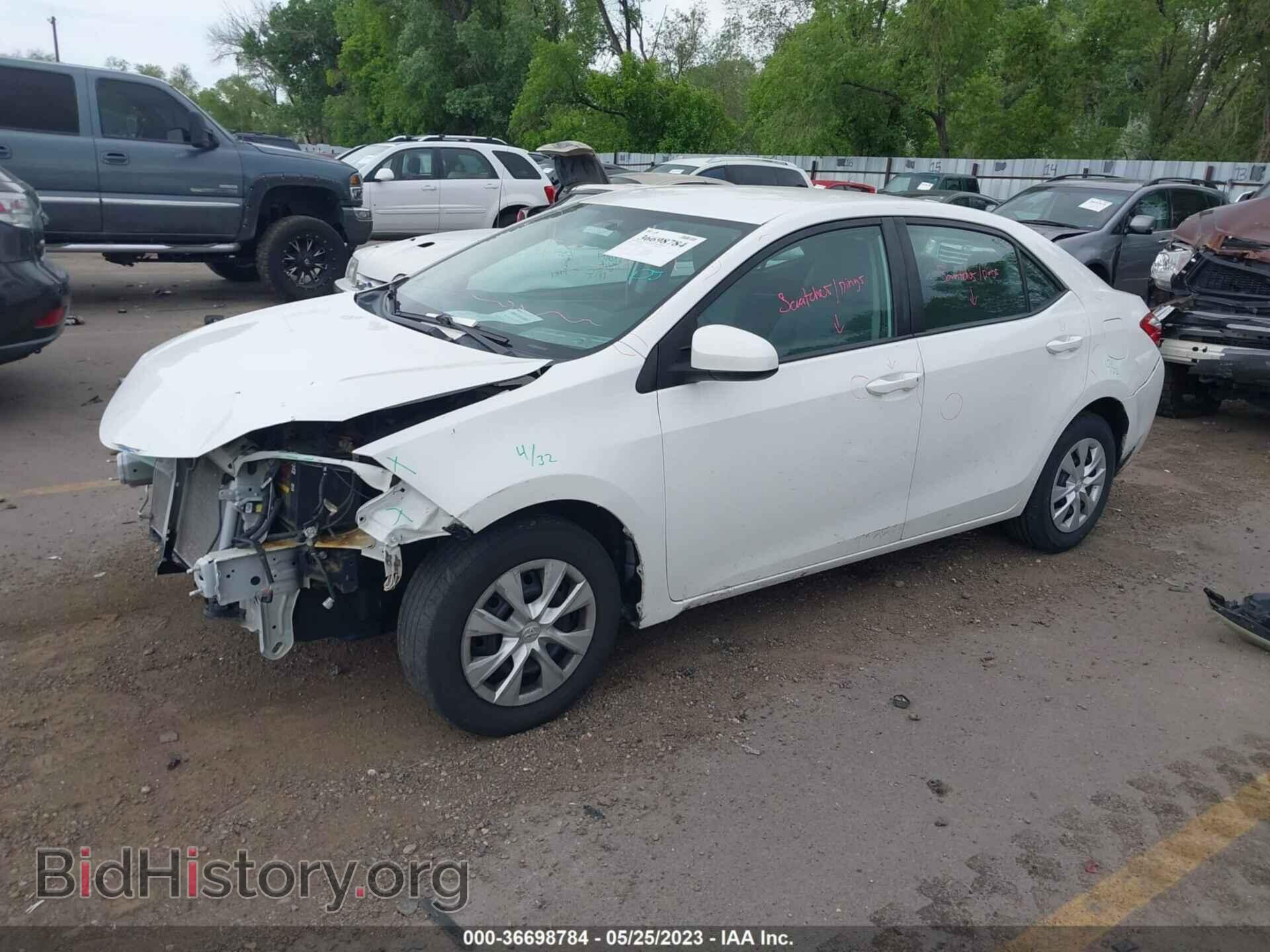 2014 TOYOTA COROLLA - VIN: 5YFBURHE8EP161663 - Фото 2