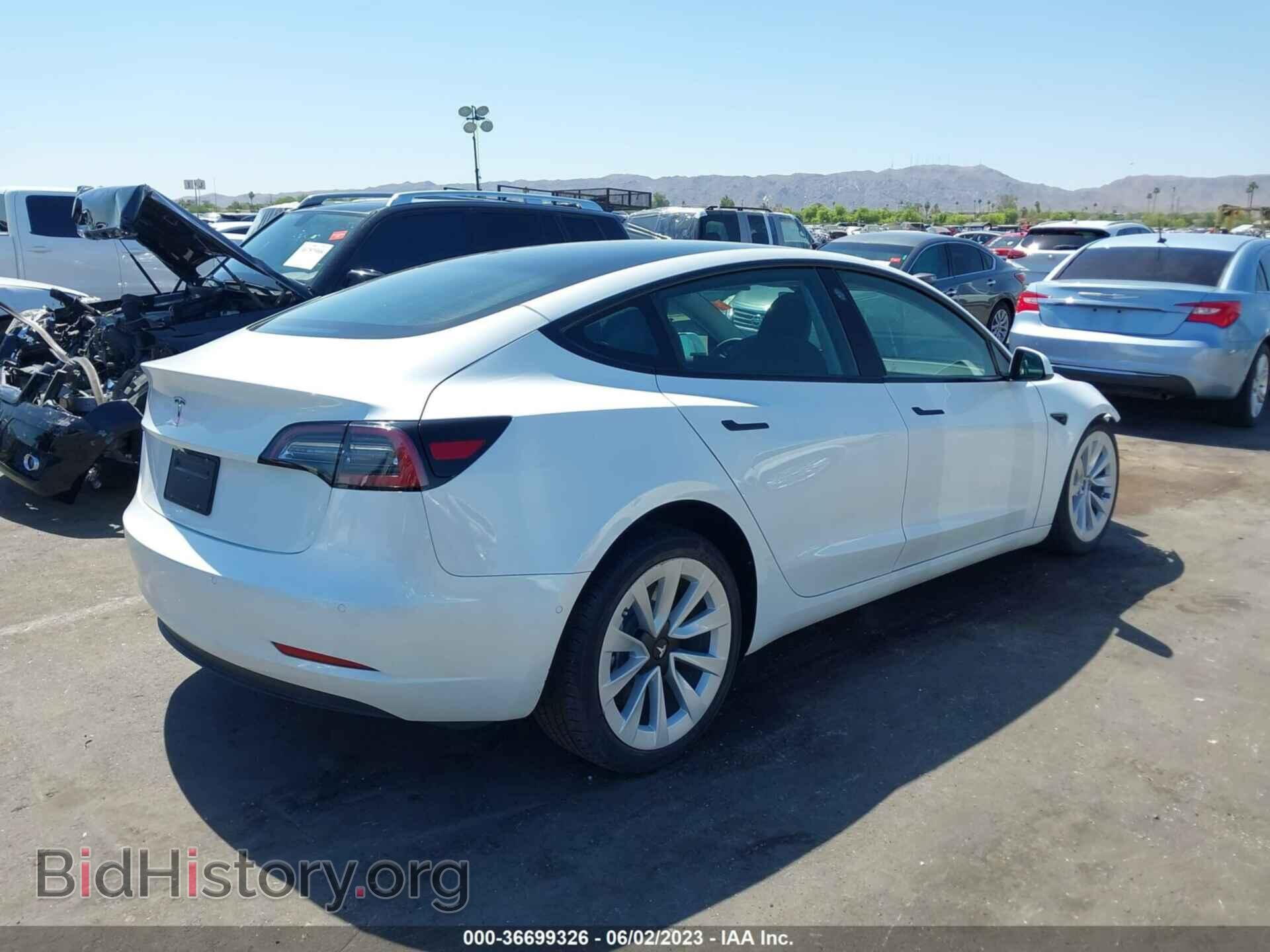 2022 TESLA MODEL 3 - VIN: 5YJ3E1EAXNF374193 - Photo 4