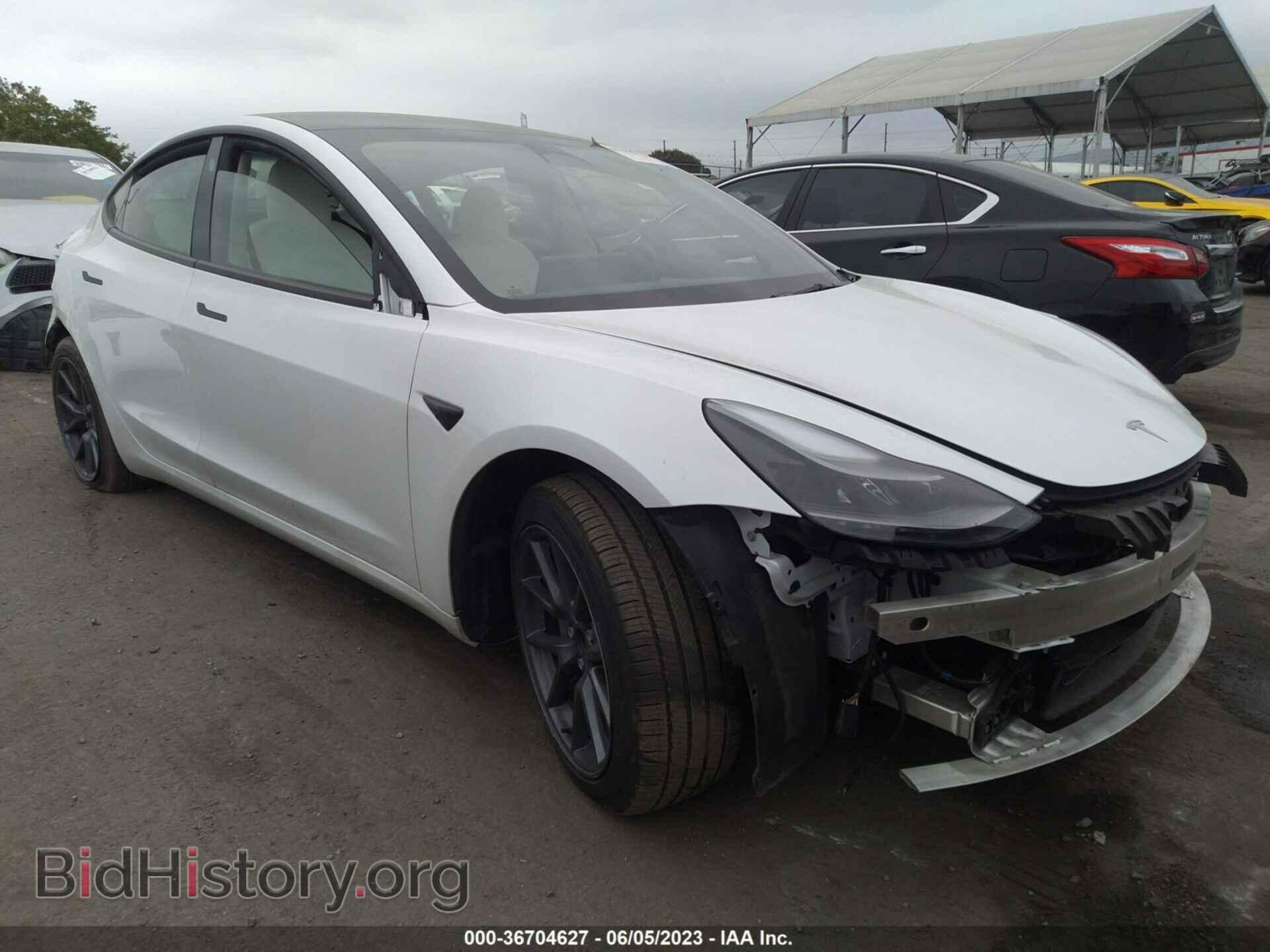 Photo 5YJ3E1EB8NF227072 - TESLA MODEL 3 2022