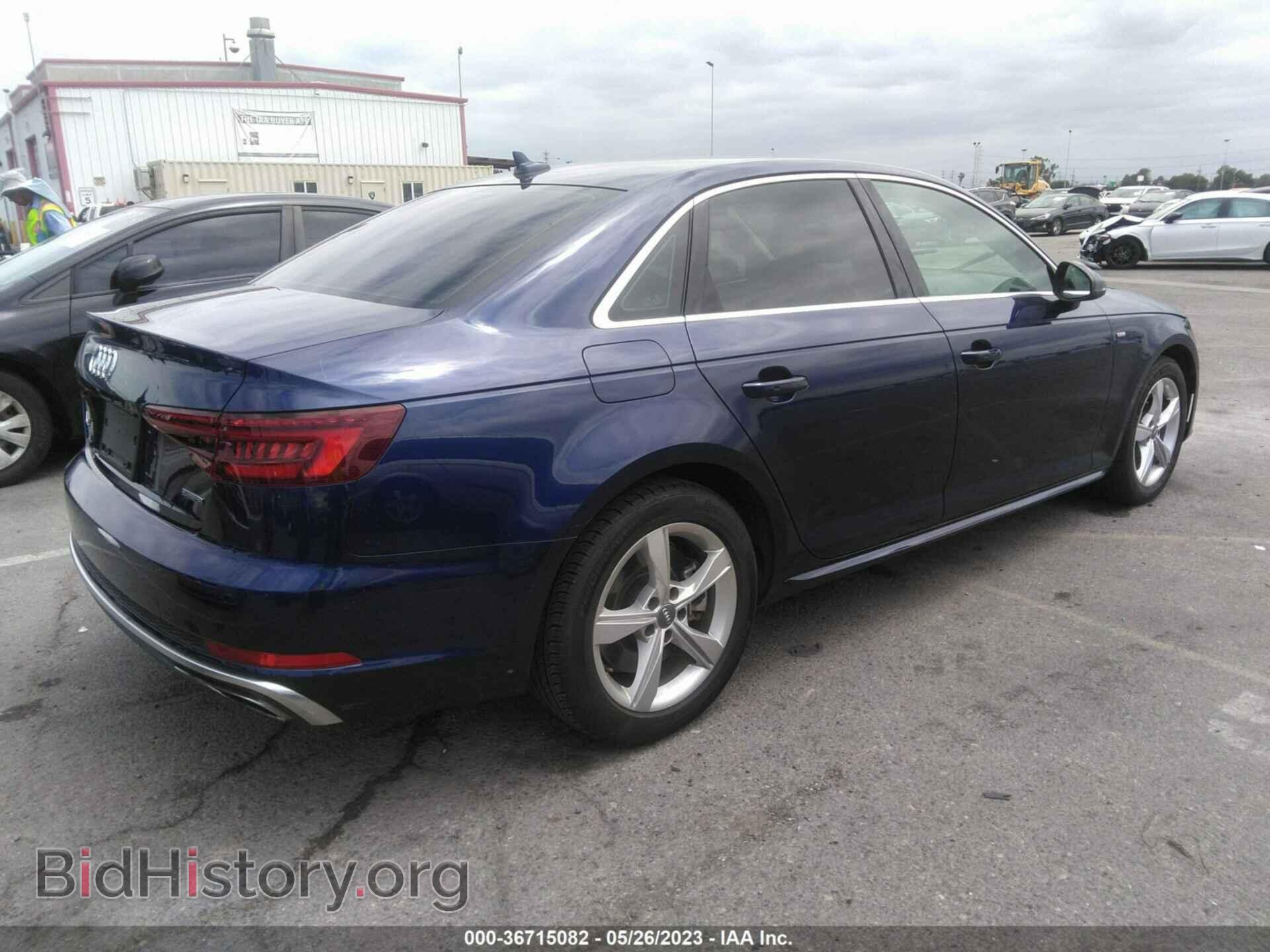 2019 AUDI A4 - VIN: WAUDNAF49KA049632 - Фото 4
