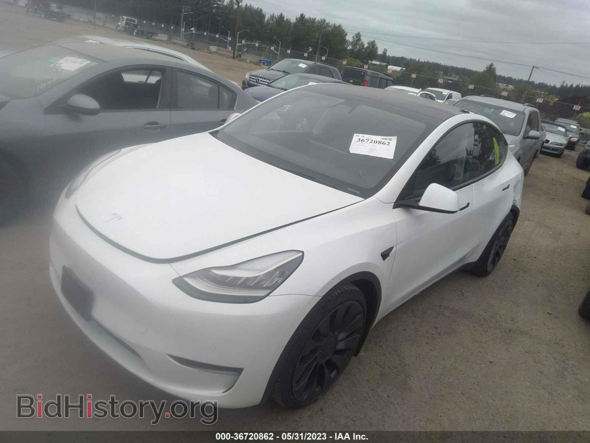 2020 TESLA MODEL Y - VIN: 5YJYGDEF1LF009928 - Фото 2