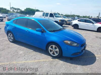 2015 Dodge DART SXT, blue — VIN 1C3CDFBB6FD315538, IAAI