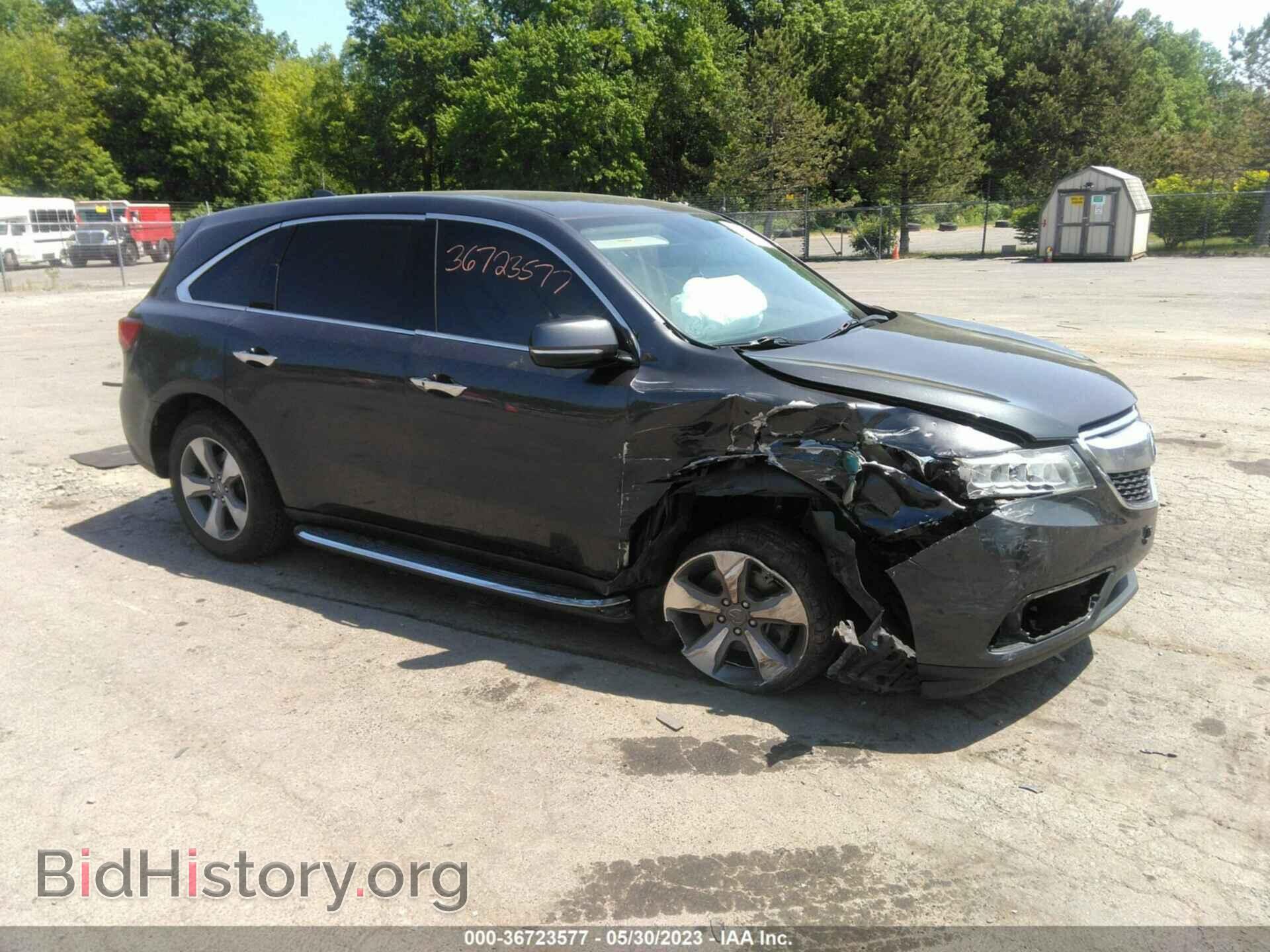 Фотография 5FRYD4H22EB024599 - ACURA MDX 2014