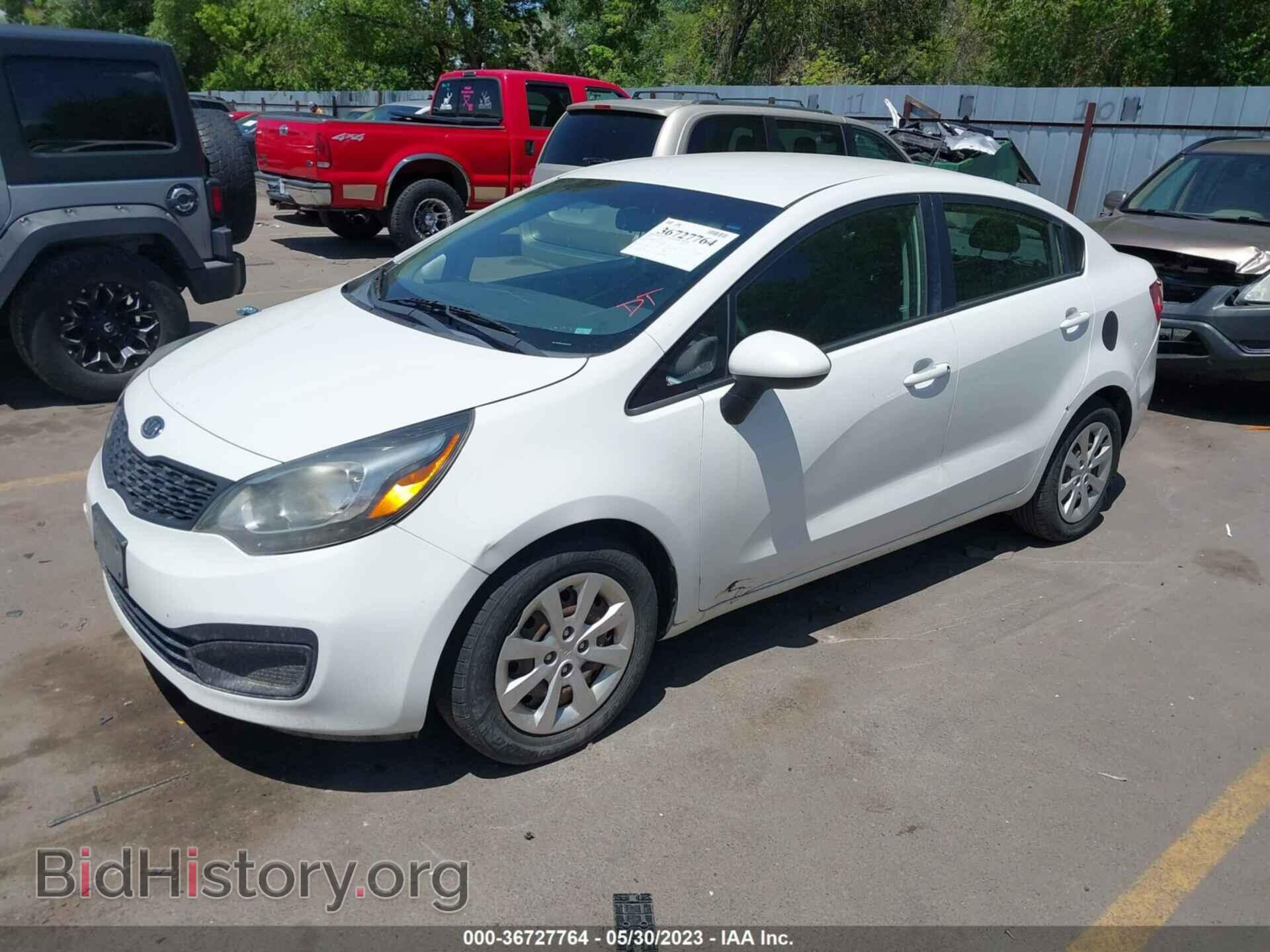 2013 KIA RIO - VIN: KNADM4A32D6125779 - Фото 2