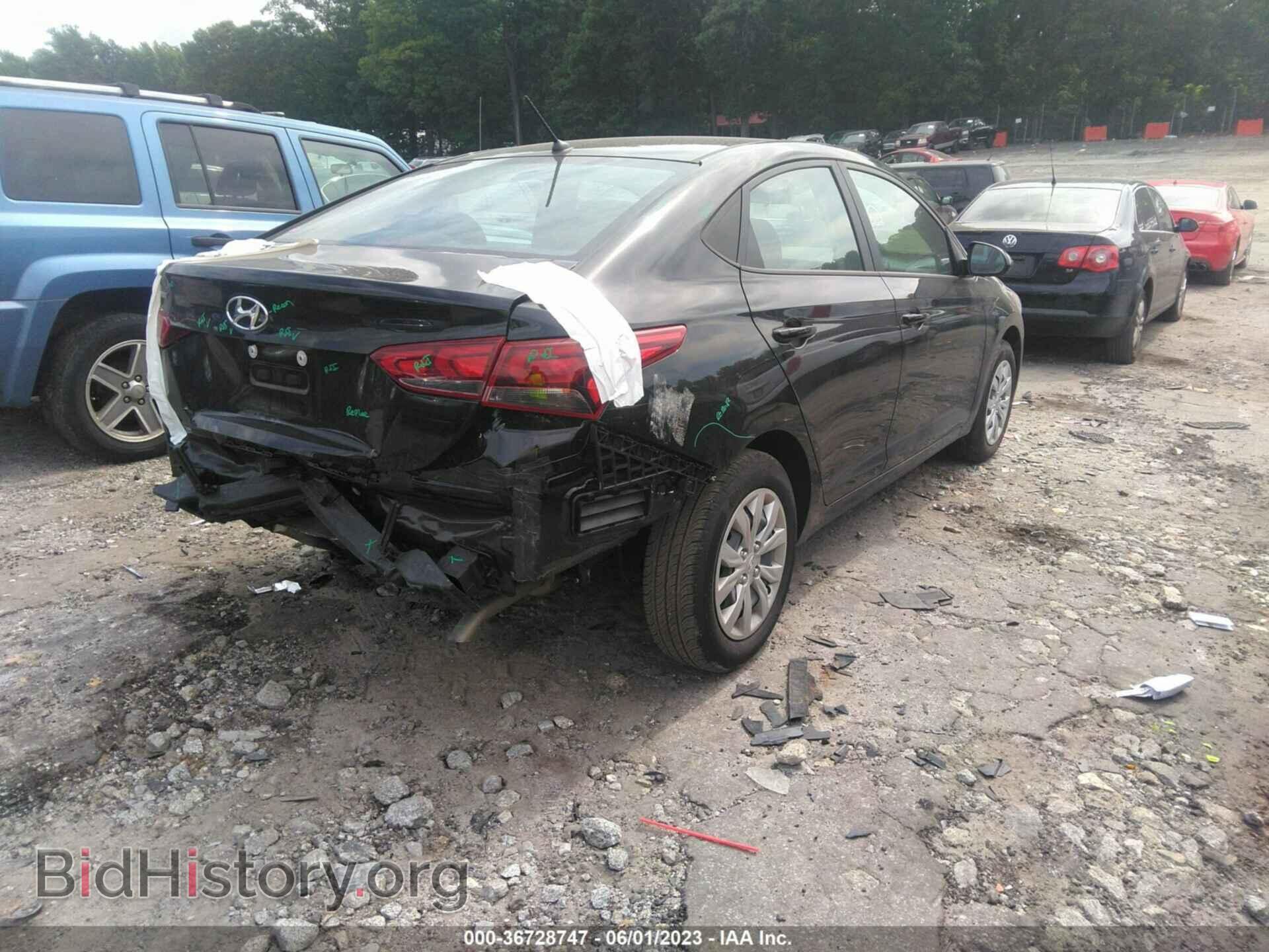 2022 HYUNDAI ACCENT - VIN: 3KPC24A61NE183330 - Фото 4
