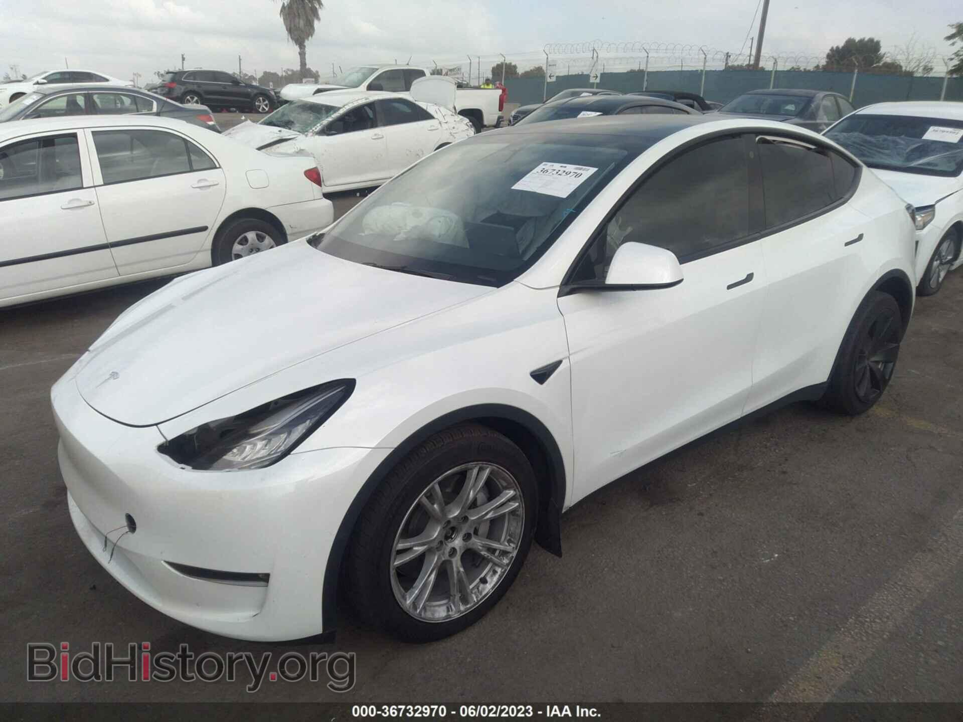 2021 TESLA MODEL Y - VIN: 5YJYGDEE2MF197819 - Photo 2