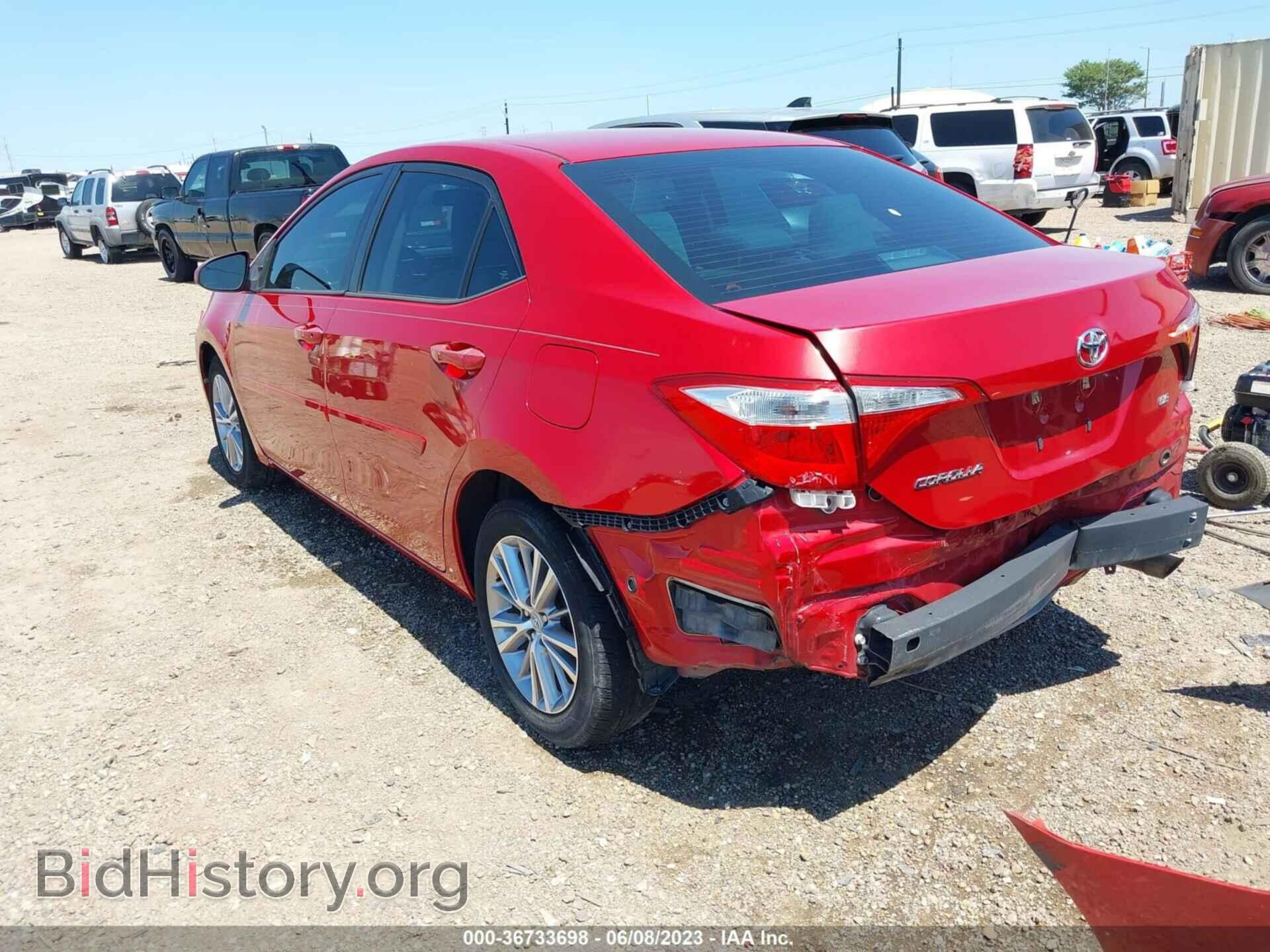 2014 TOYOTA COROLLA - VIN: 2T1BURHE2EC084742 - Фото 3