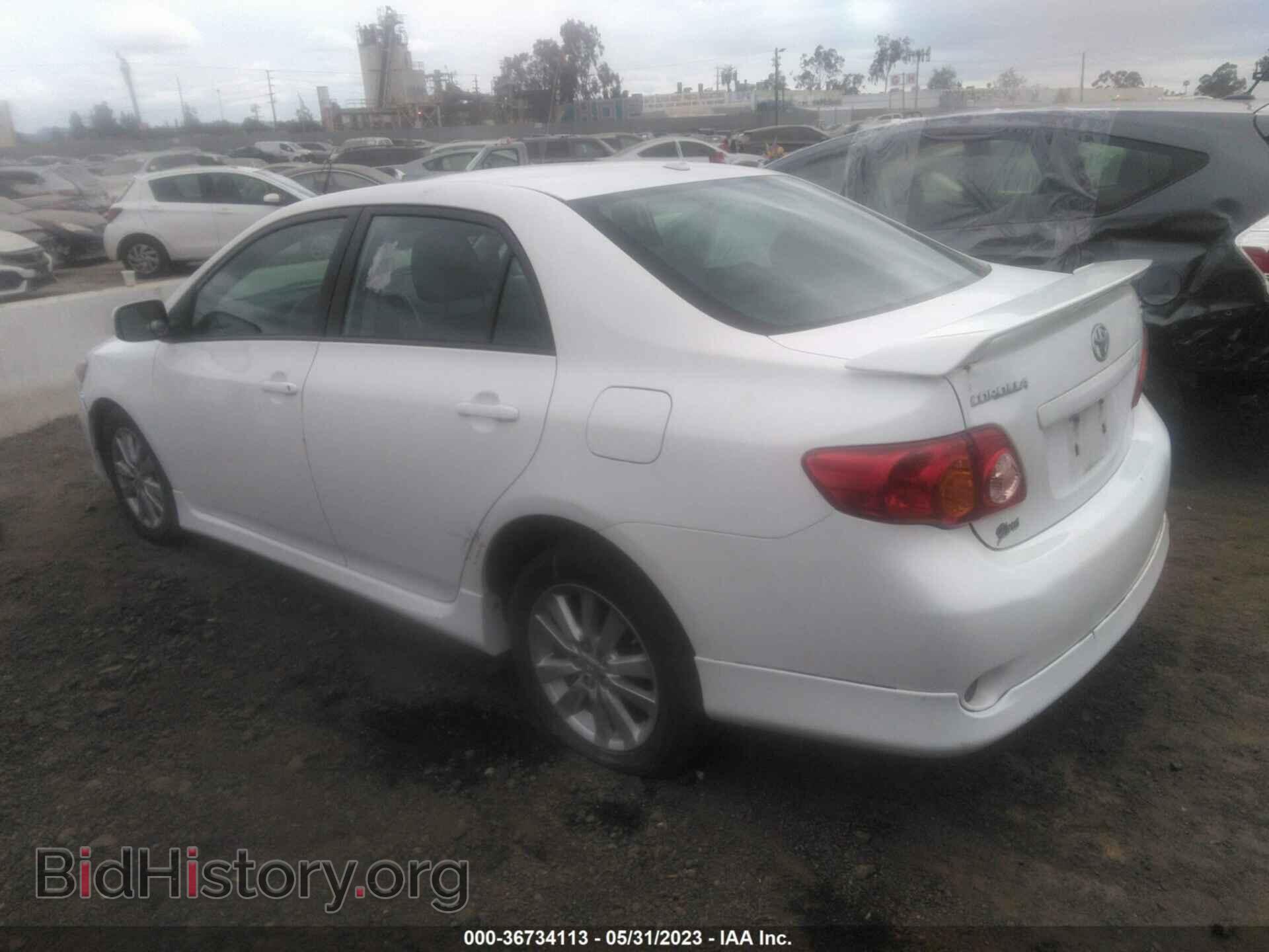 2009 TOYOTA COROLLA - VIN: 2T1BU40E69C020885 - Фото 3