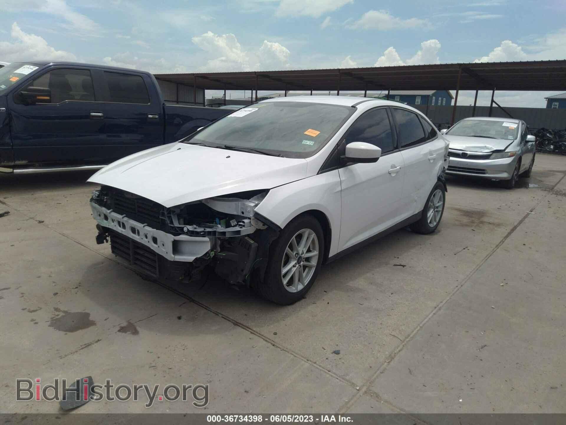 2018 FORD FOCUS - VIN: 1FADP3F26JL295442 - Фото 2