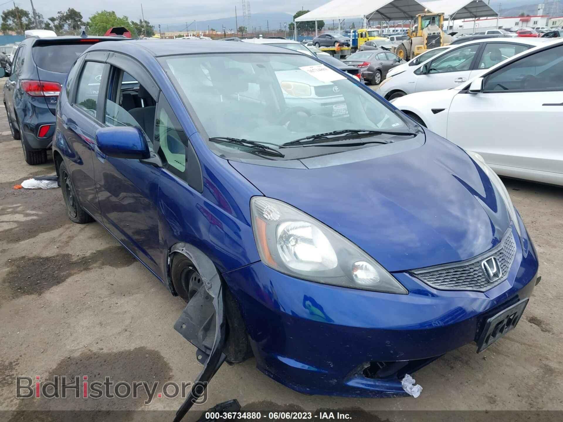 Photo JHMGE8G33DC045452 - HONDA FIT 2013