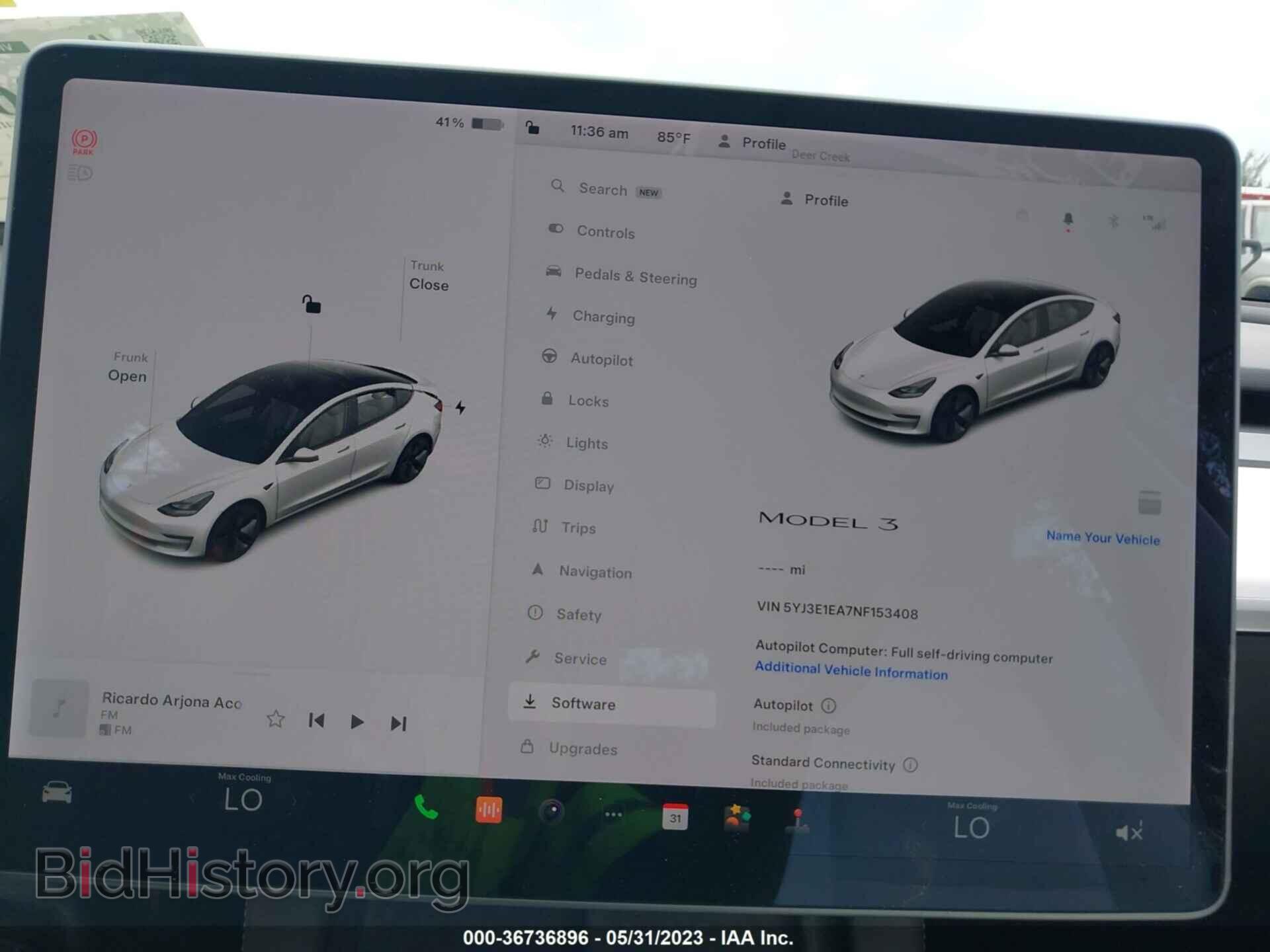 2022 TESLA MODEL 3 - VIN: 5YJ3E1EA7NF153408 - Photo 7