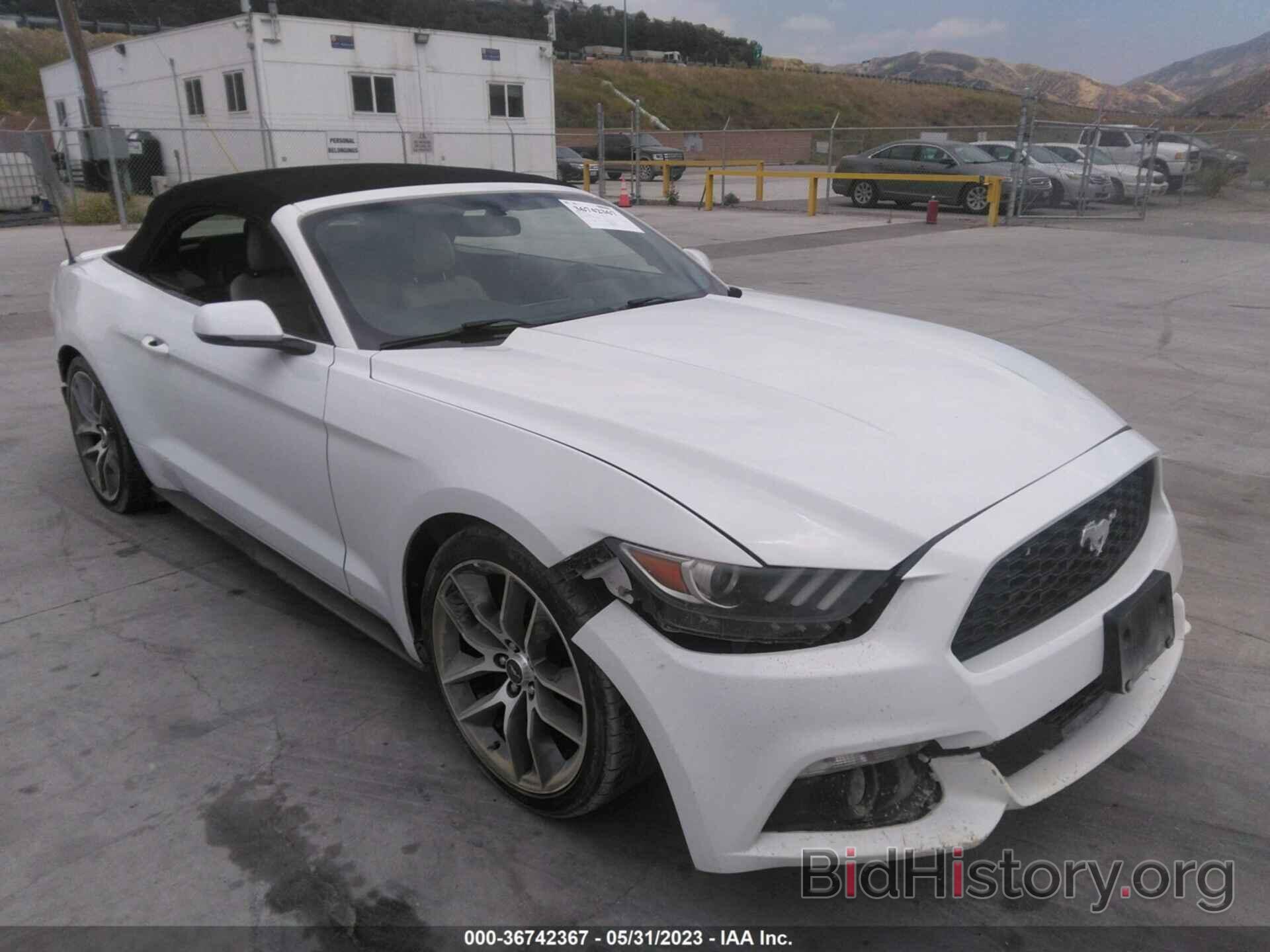 Photo 1FATP8UH5G5253101 - FORD MUSTANG 2016