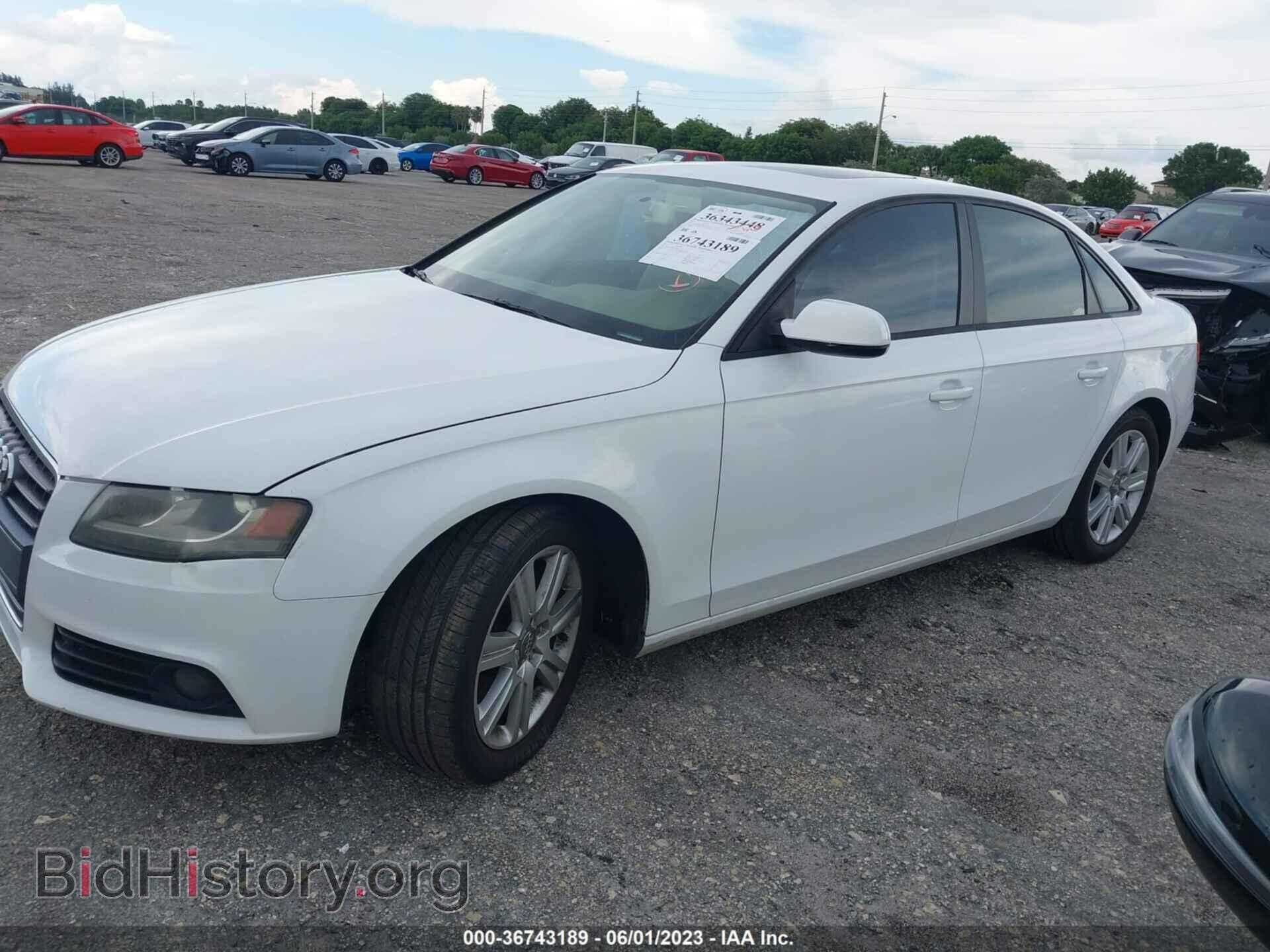 2011 AUDI A4 - VIN: WAUAFAFL1BN037653 - Фото 2