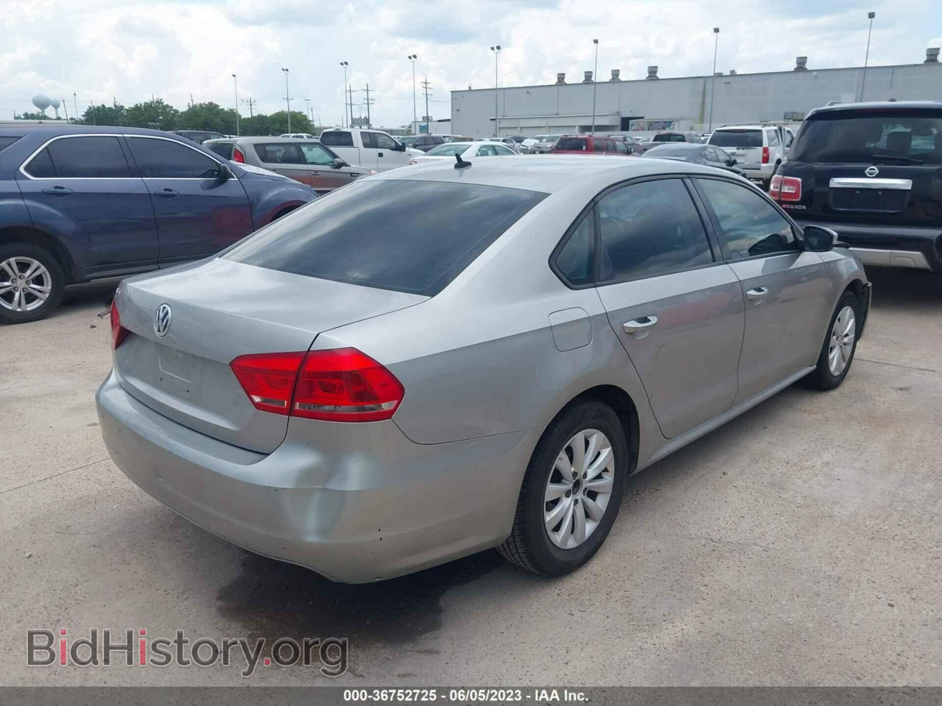 2013 VOLKSWAGEN PASSAT - VIN: 1VWAH7A31DC028342 - Фото 4
