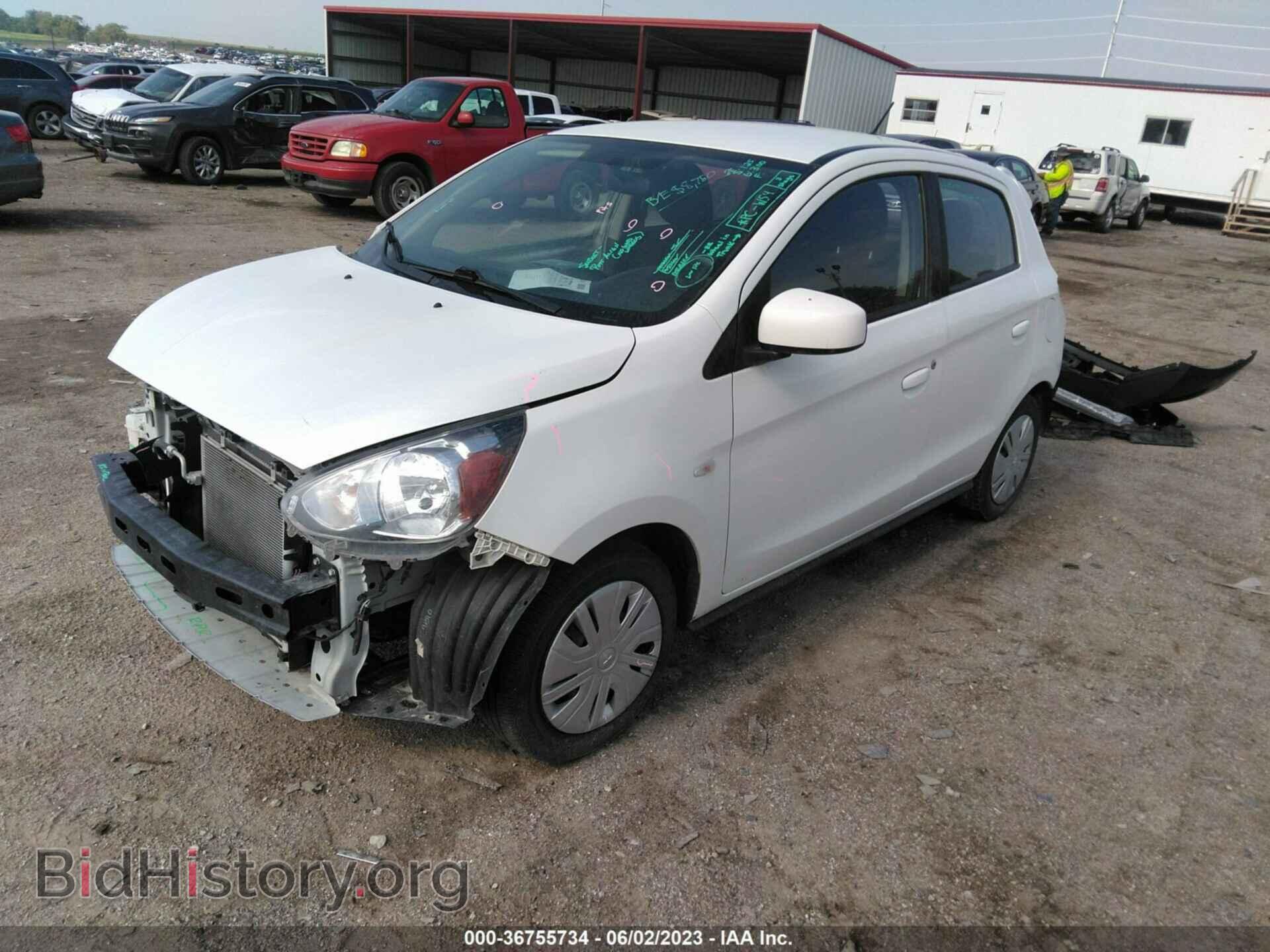 2019 MITSUBISHI MIRAGE - VIN: ML32A3HJ6KH015758 - Фото 2