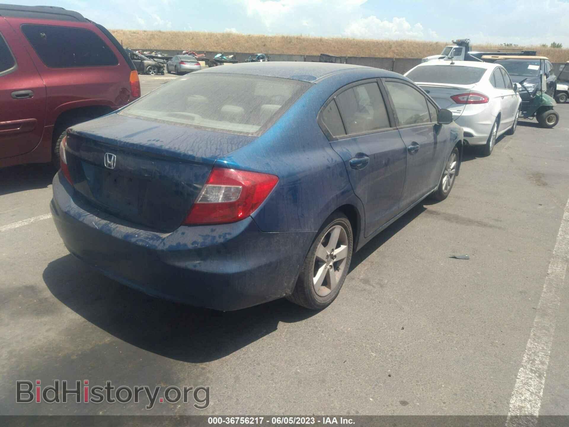 2012 HONDA CIVIC SDN - VIN: 19XFB2F80CE366565 - Фото 4